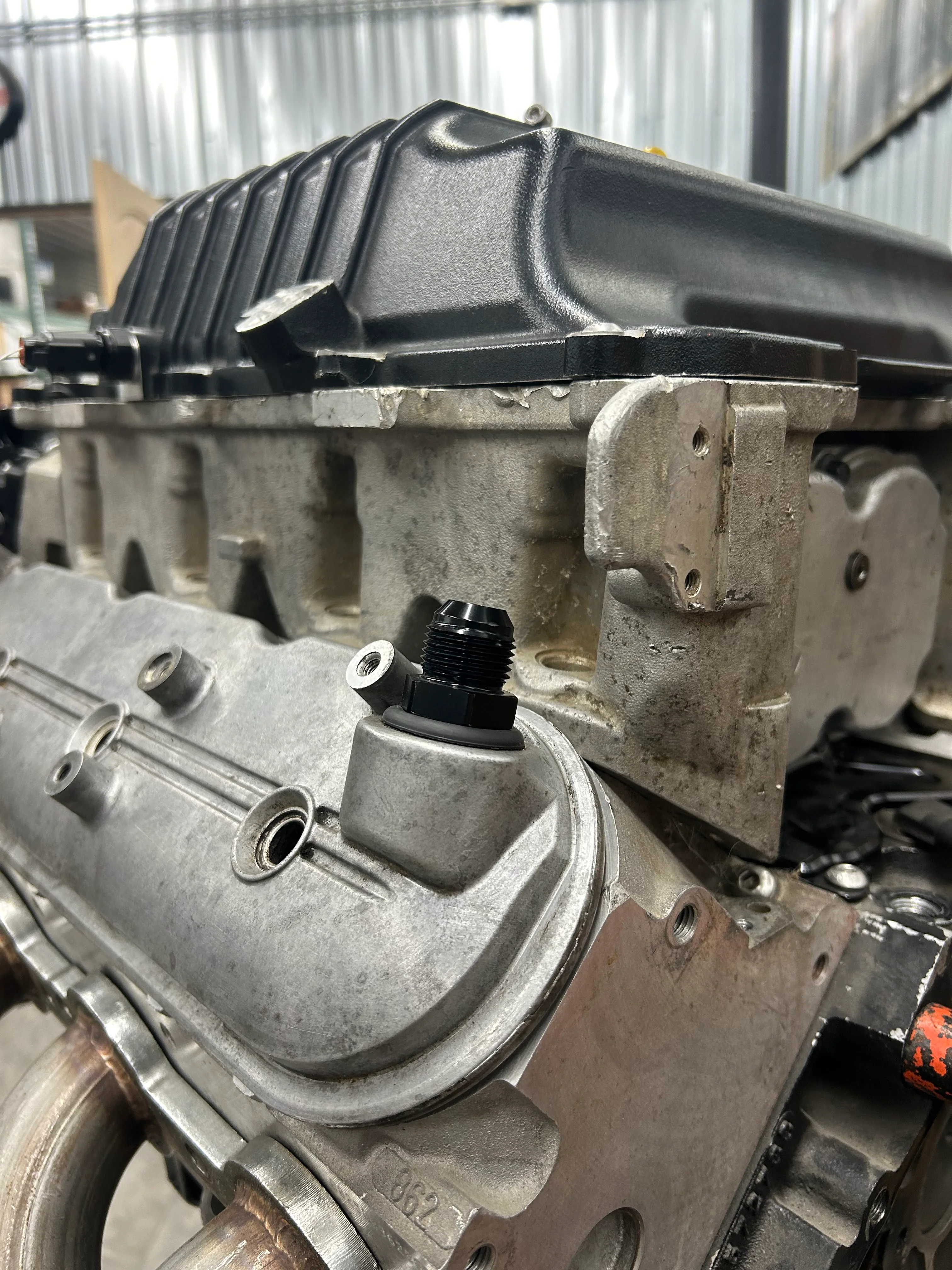 12AN Push in Fitting for Factory GM LS Valve cover grommet - Image 3