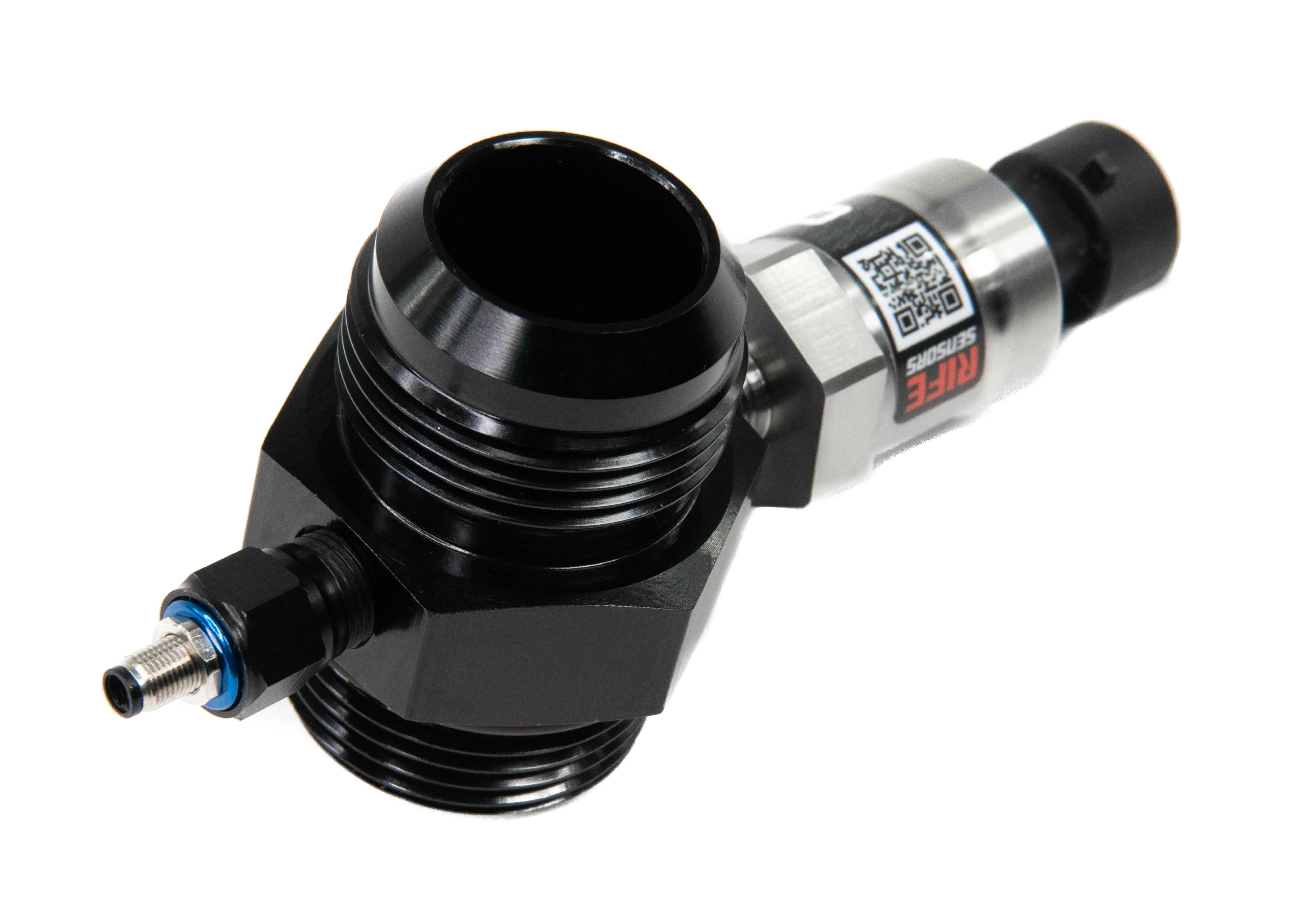12ORB to 12 AN fitting with 1/8" NPT Side Ports 34-00048 - Image 2