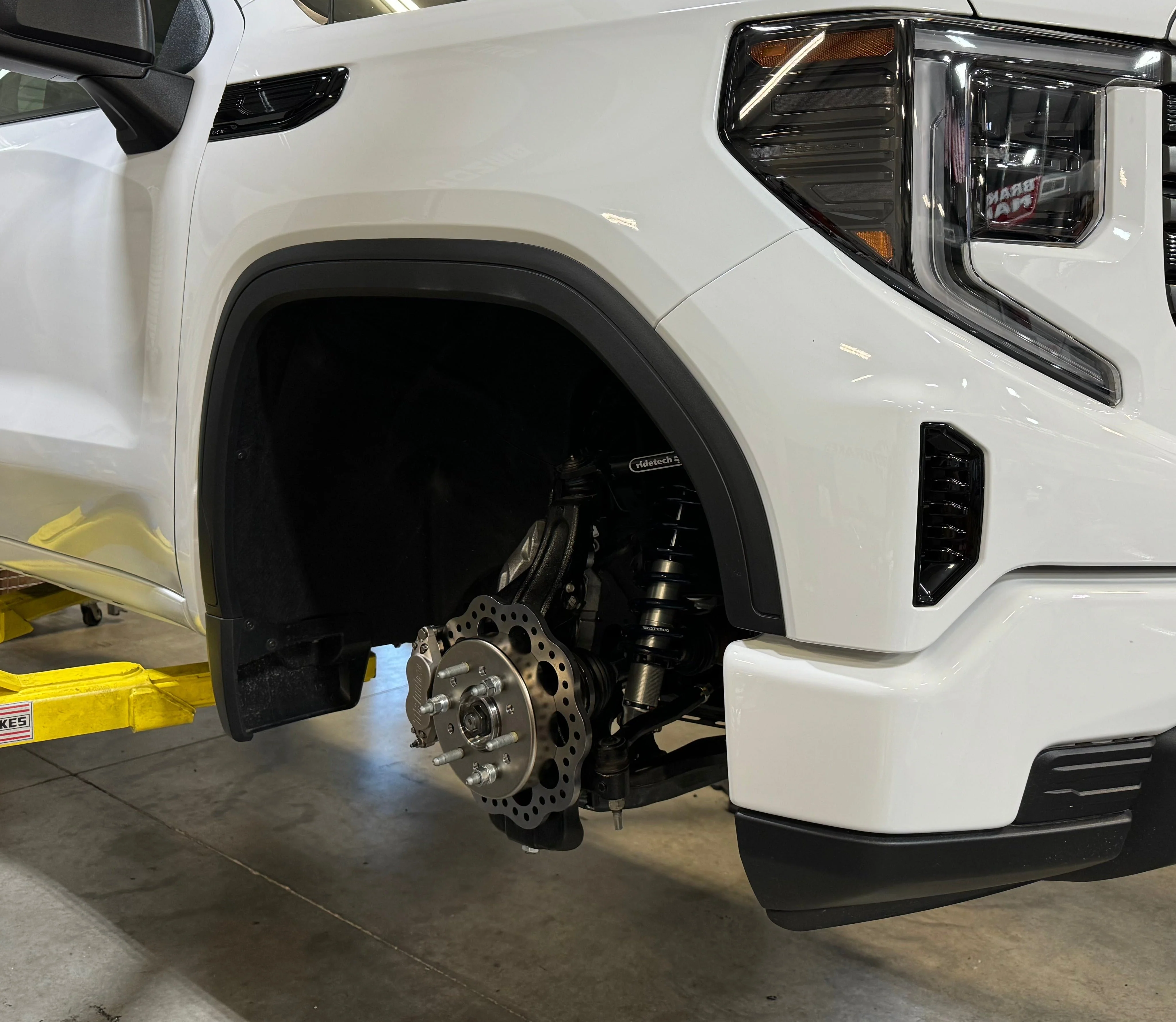 22-24 Silverado 2WD/4WD Medium Duty 4 Piston Front Drag Racing Brake Kit 6x5.5 lug Front Brake Kit 003-0335-1 - Image 2