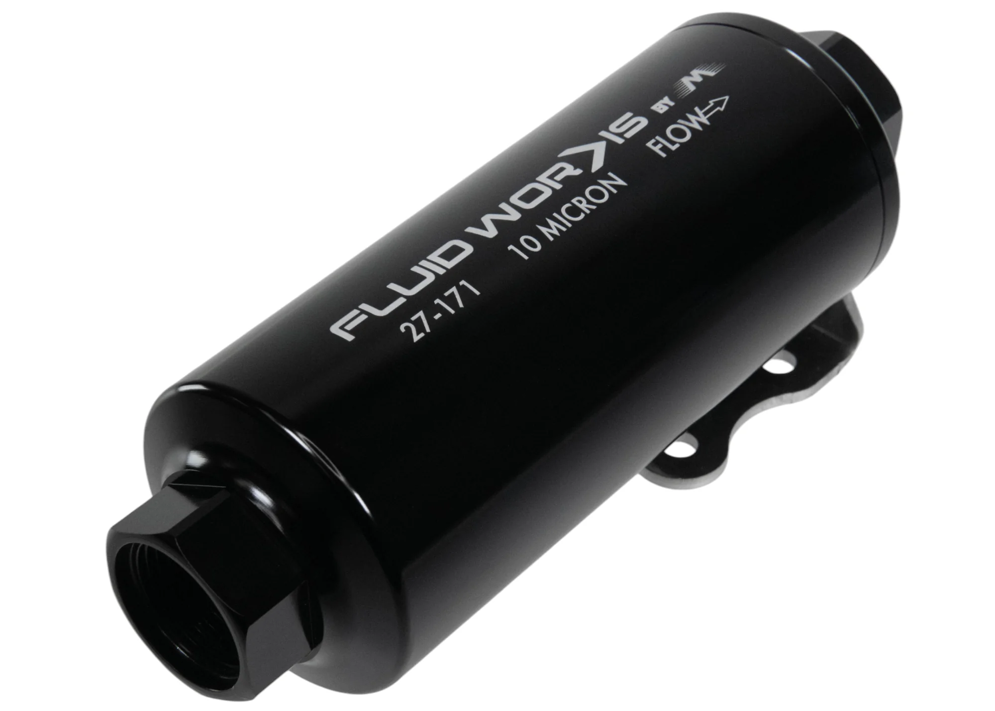 Fluidworks 12GPM 12ORB Post Fuel Filter w/ Mount (10 Micron) 27-171 - Image 2