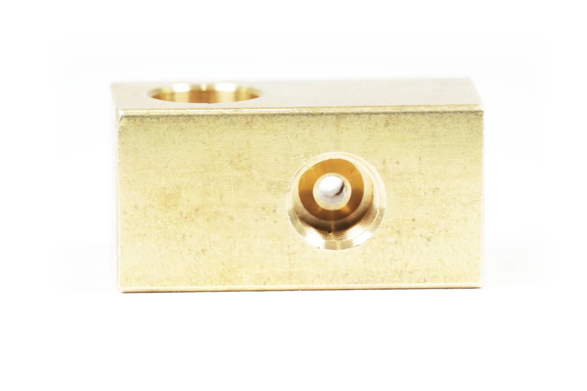 3/8-24 I.F. Brass Brake T-Fitting w/Mounting Hole and 90° Bracket (20-10020) - Image 5