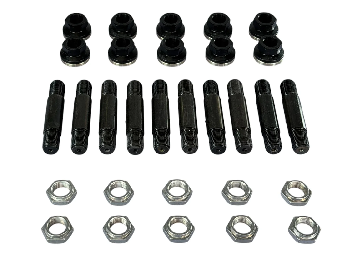 5/8" Steel Wheel Stud Kit w/ Aluminum Lugnuts (1.75" shoulder) 51590a