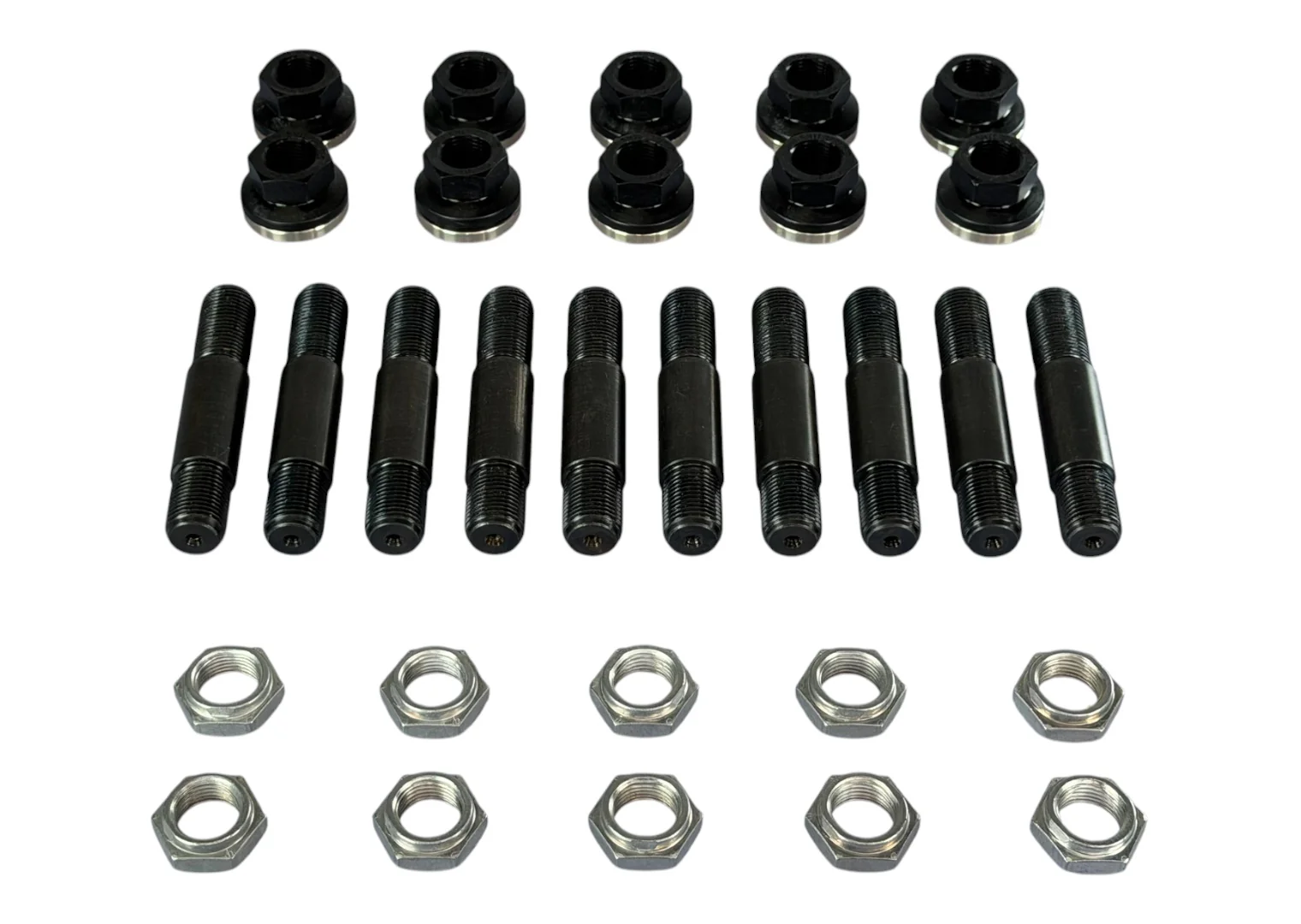5/8" Steel Wheel Stud Kit w/ Aluminum Lugnuts (1.5" shoulder) 51500a