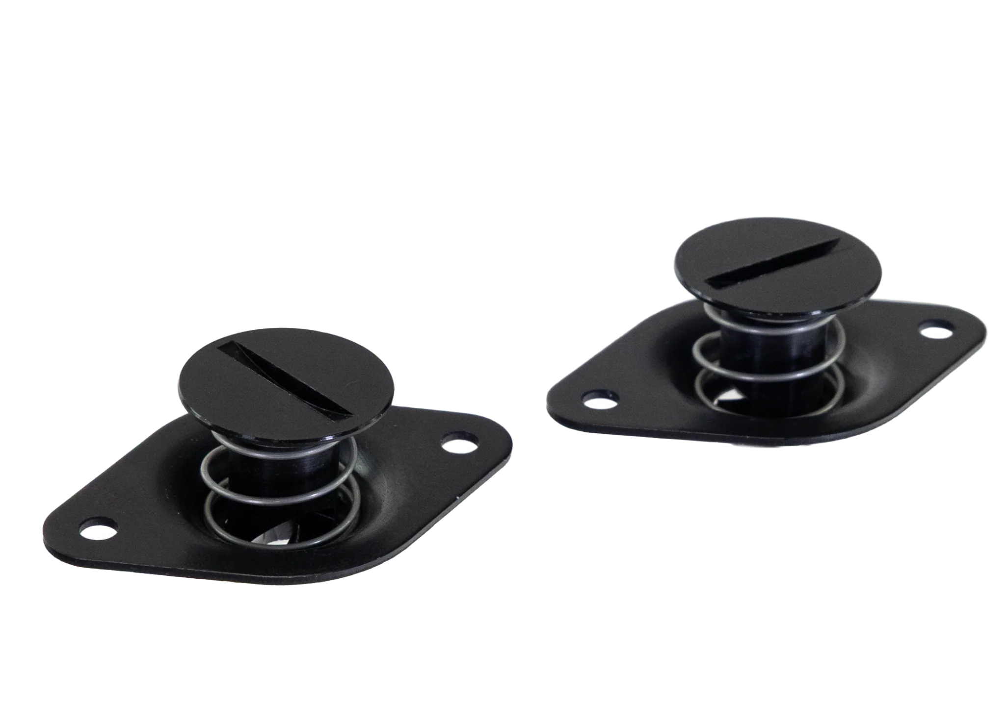 7/16 Black Anodized Dzus Fastener, Self Eject (2 Pack)