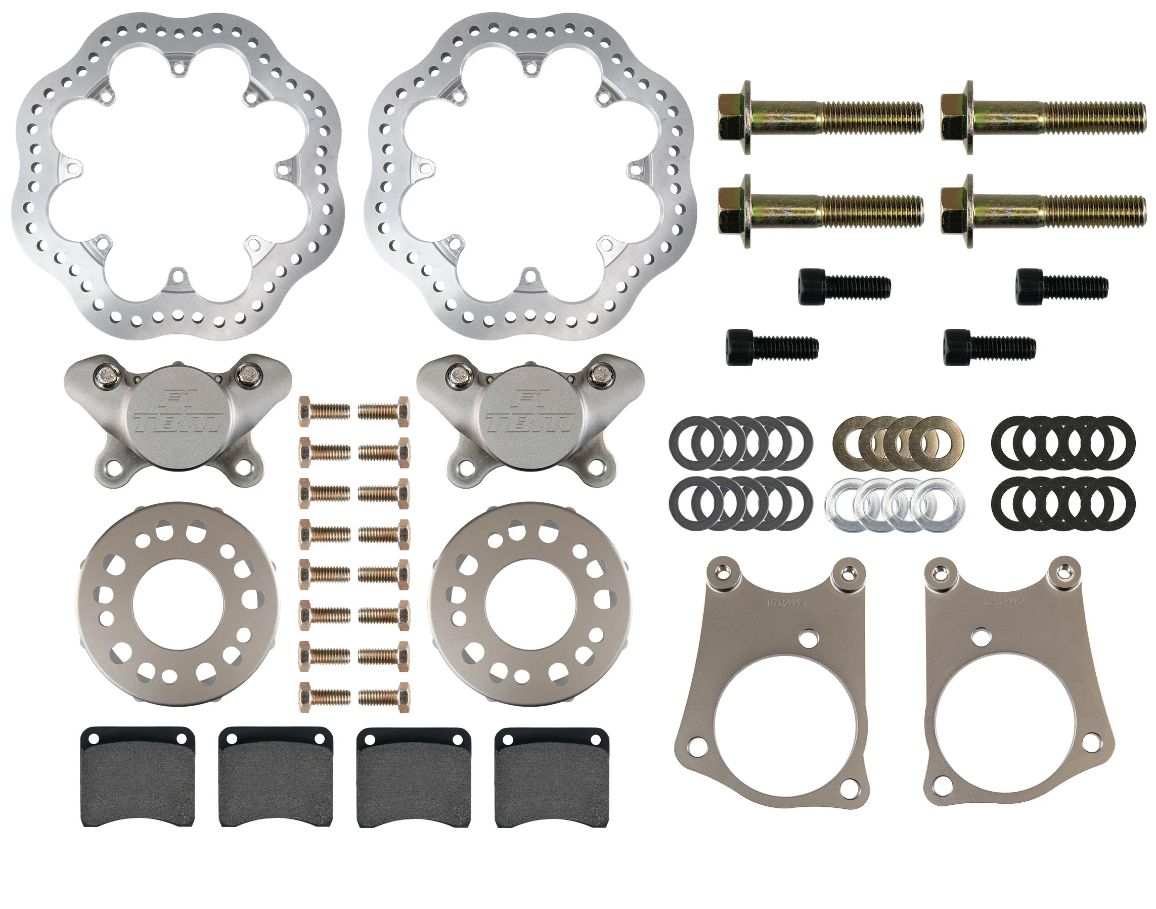 97-13 Corvette C5/C6 Front Drag Racing Brakes (Reuses Factory Hubs) 001-0246 - Image 2