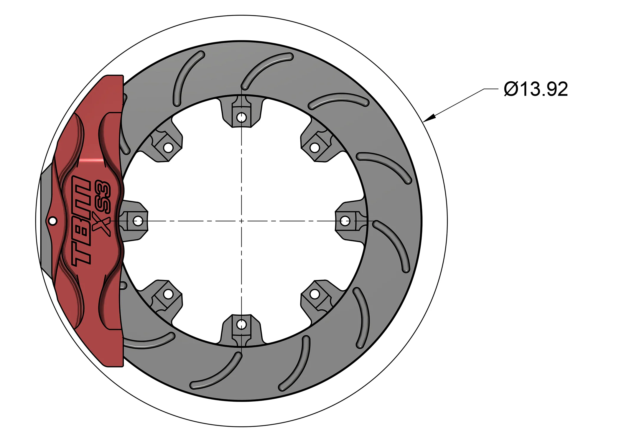 98-02 Pontiac Trans Am XS3 Front Extreme Street Brake Kit - Image 7
