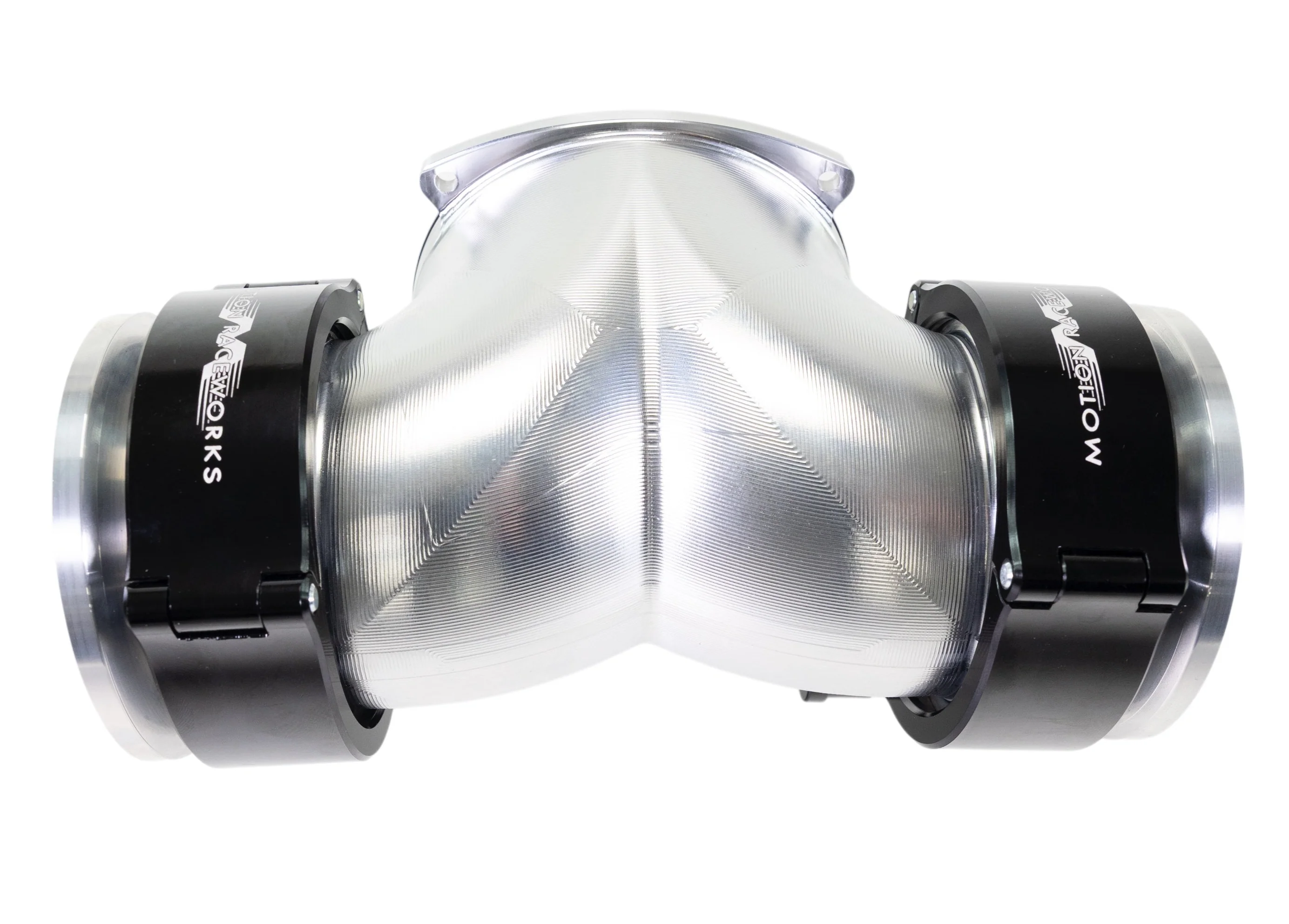 Attachment Only: Billet Dual 'T' 180° w/ 3.5" Quick Seal - BARE (10-14014)