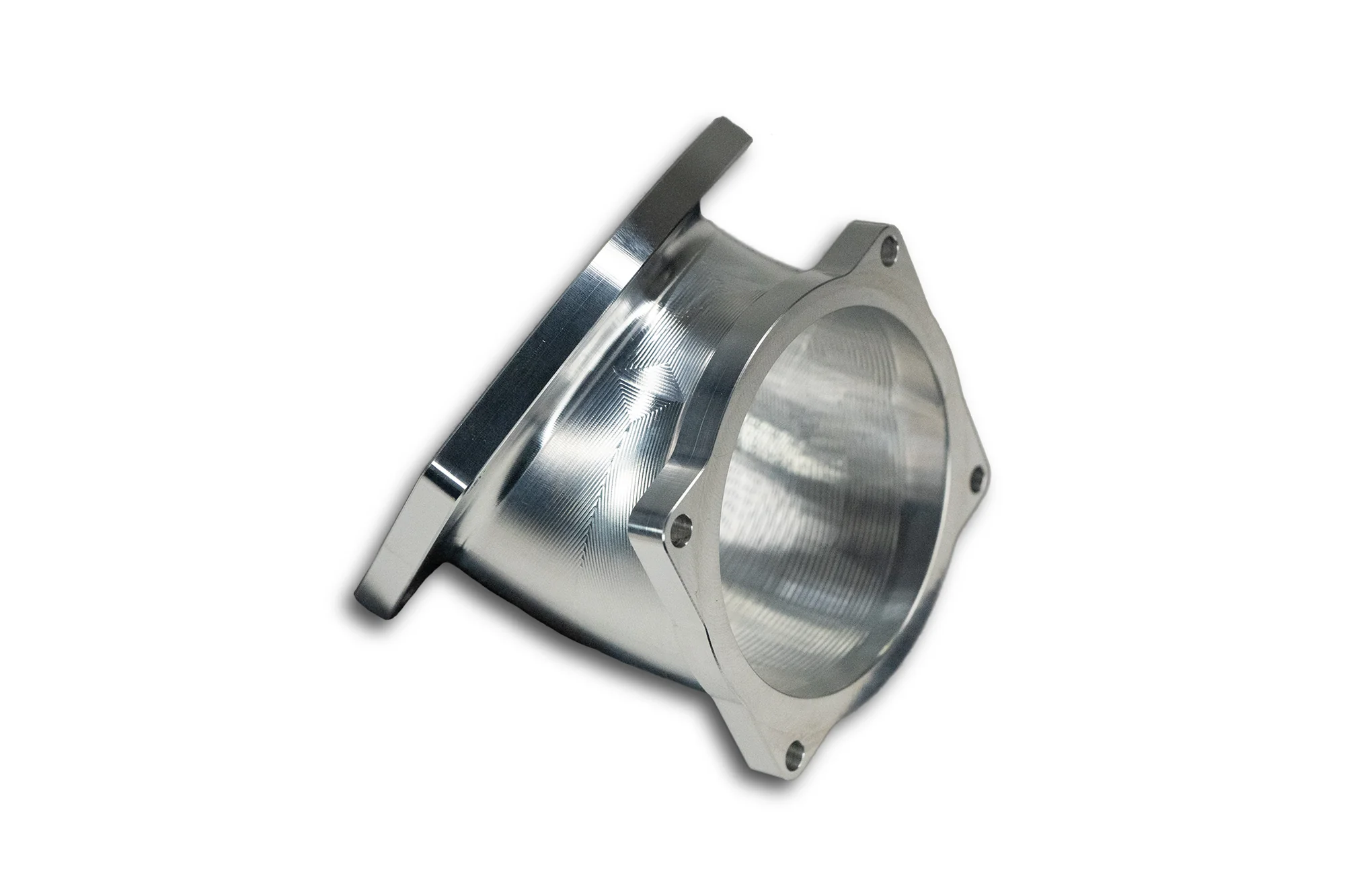 Billet Elbow Godzilla / Mod Motor 45 degreee angle to ICON 92mm Throttle Body Adapter 12-10018BLK - Image 5