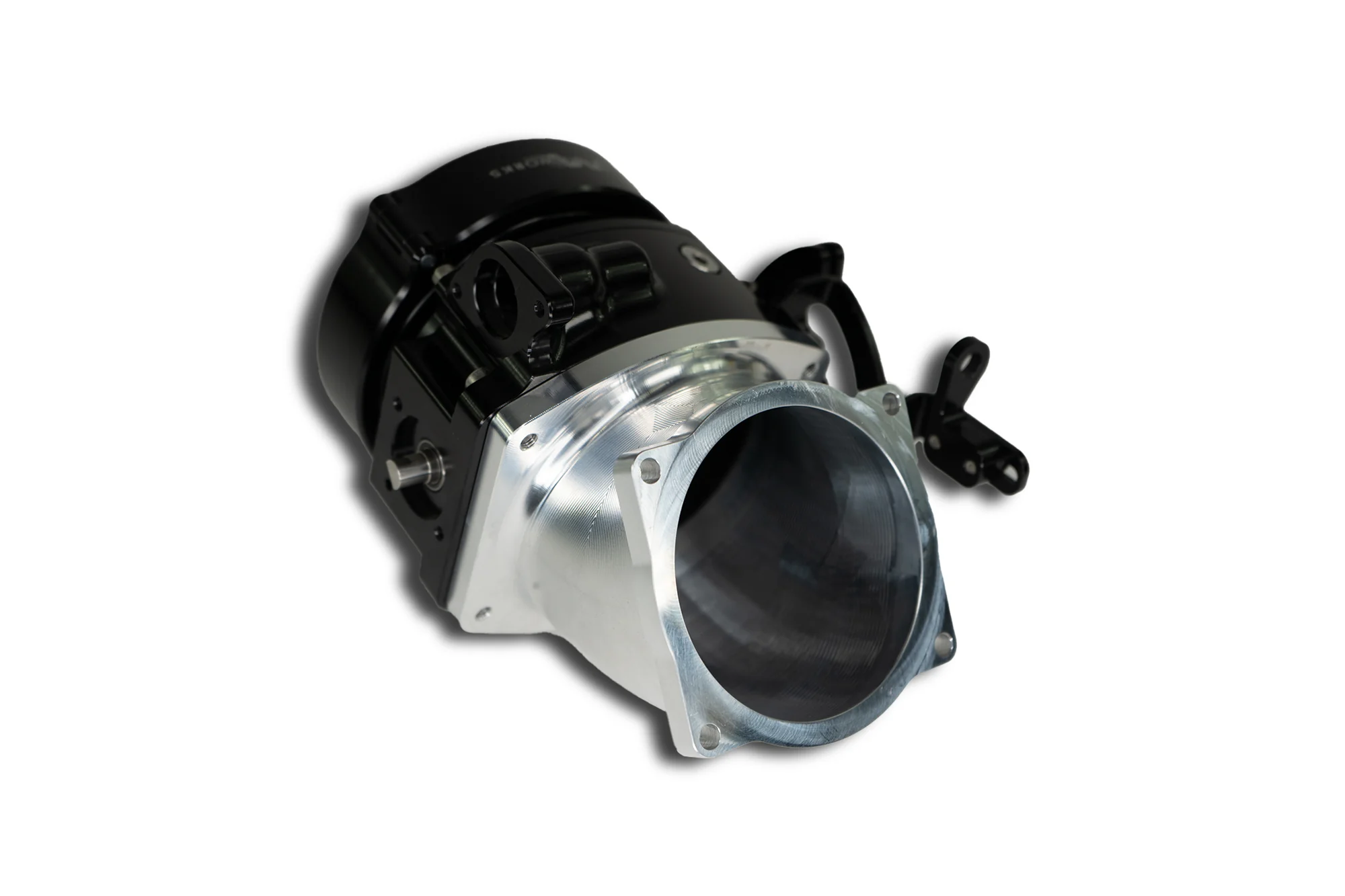 Billet Elbow Godzilla / Mod Motor 45 degreee angle to ICON 92mm Throttle Body Adapter 12-10018BLK - Image 6