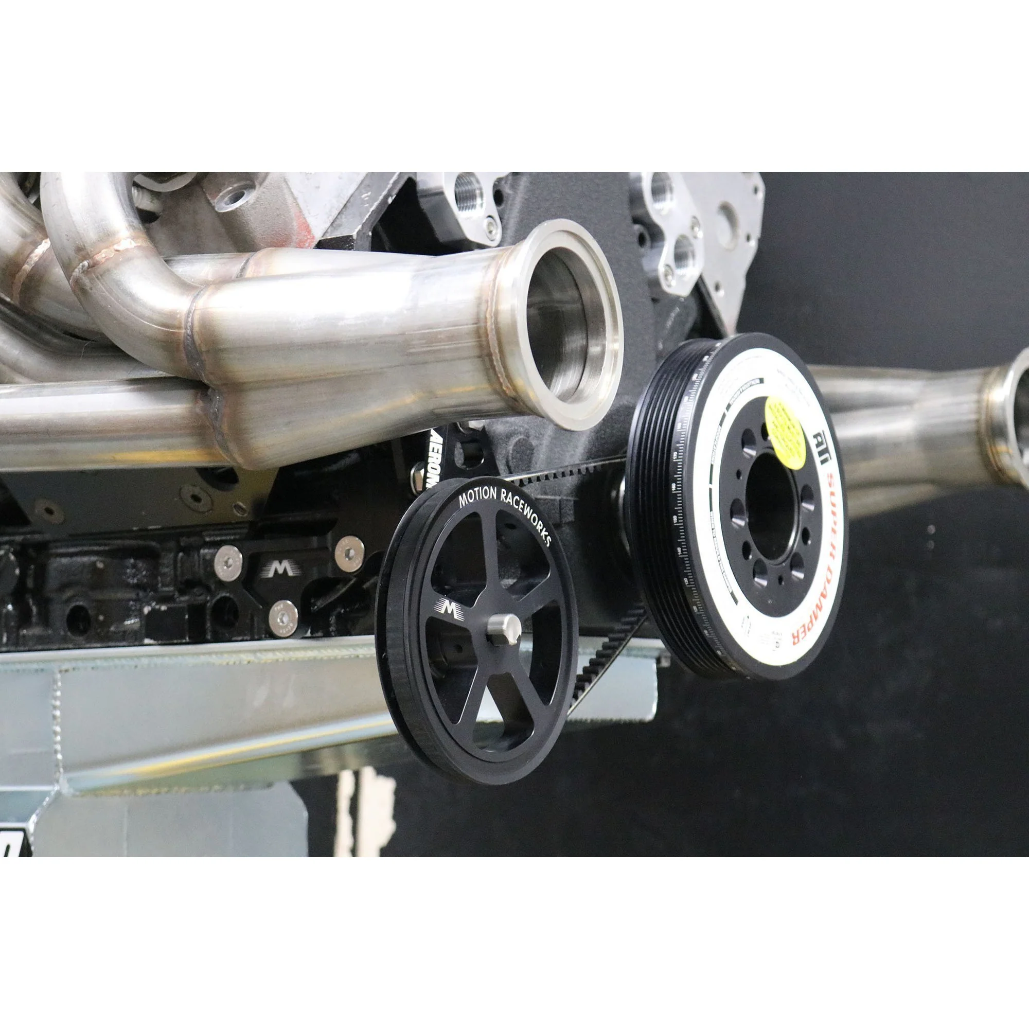 Motion Raceworks Passenger Side Cable Drive LS Mechanical Fuel Pump Bracket Corvette Spacing - Image 7