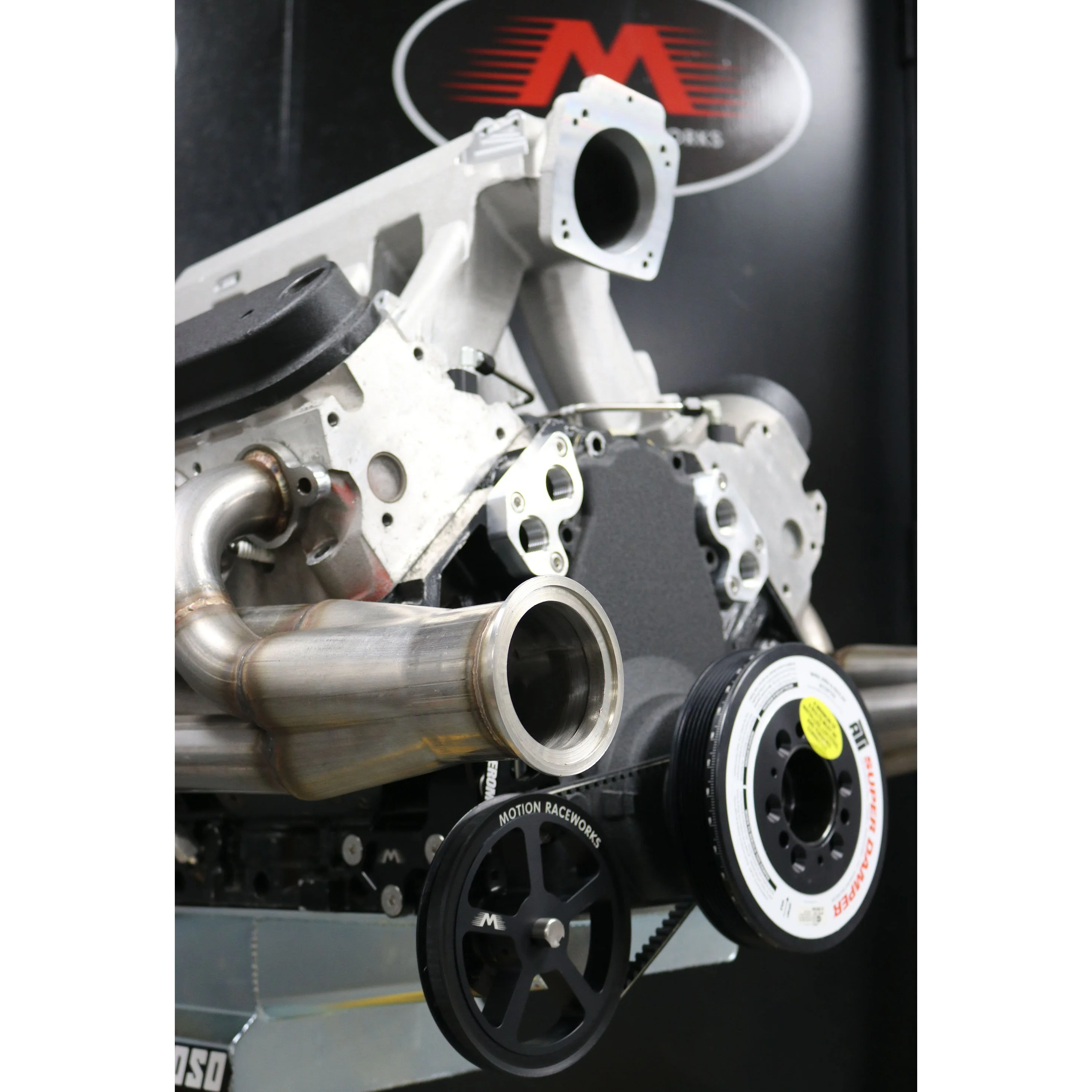 Motion Raceworks Passenger Side Cable Drive LS Mechanical Fuel Pump Bracket Corvette Spacing - Image 8