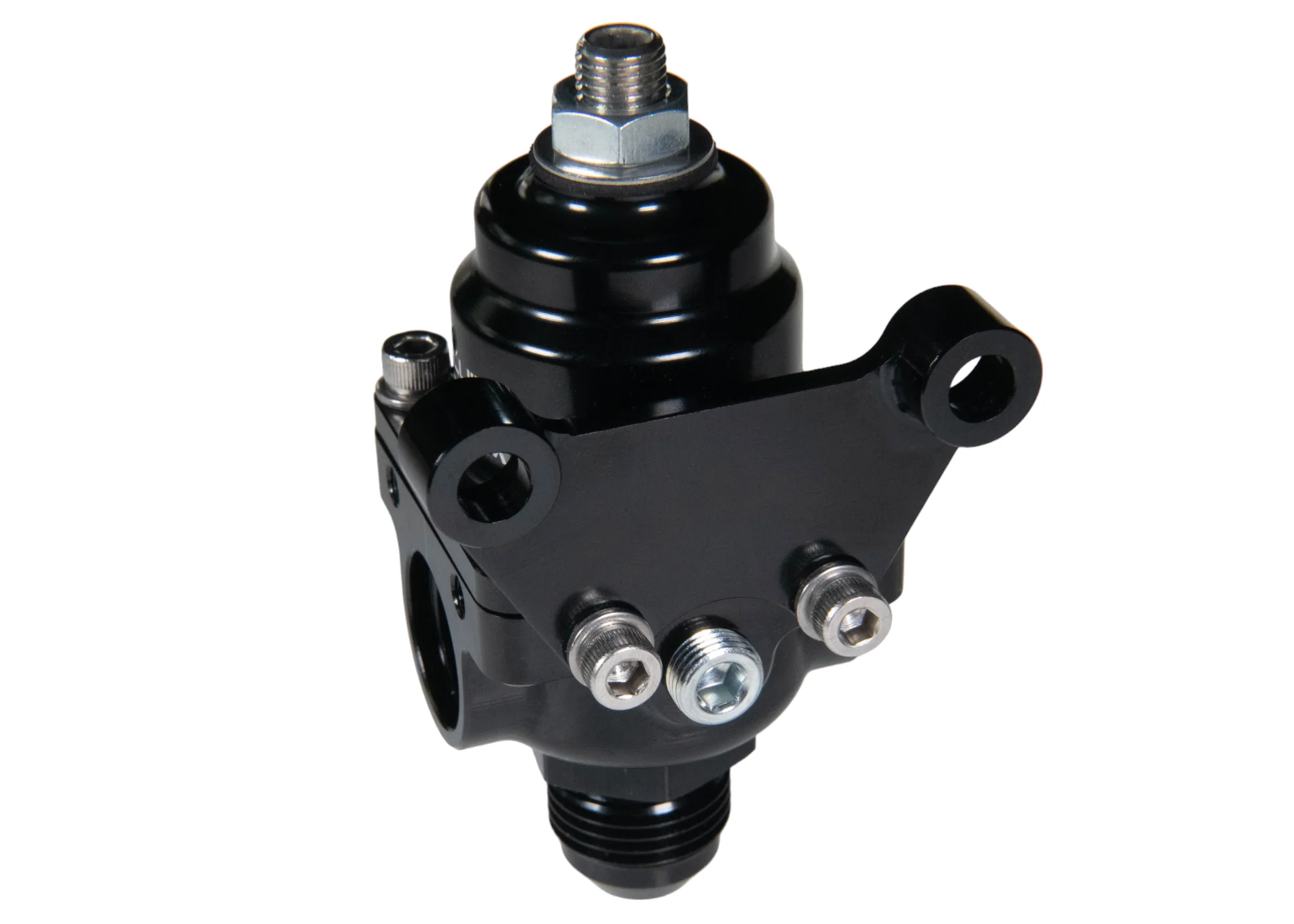 Fluidworks 1-6 gpm Fuel Pressure Regulator 35-70 psi 180 Degree Fittings - Image 8