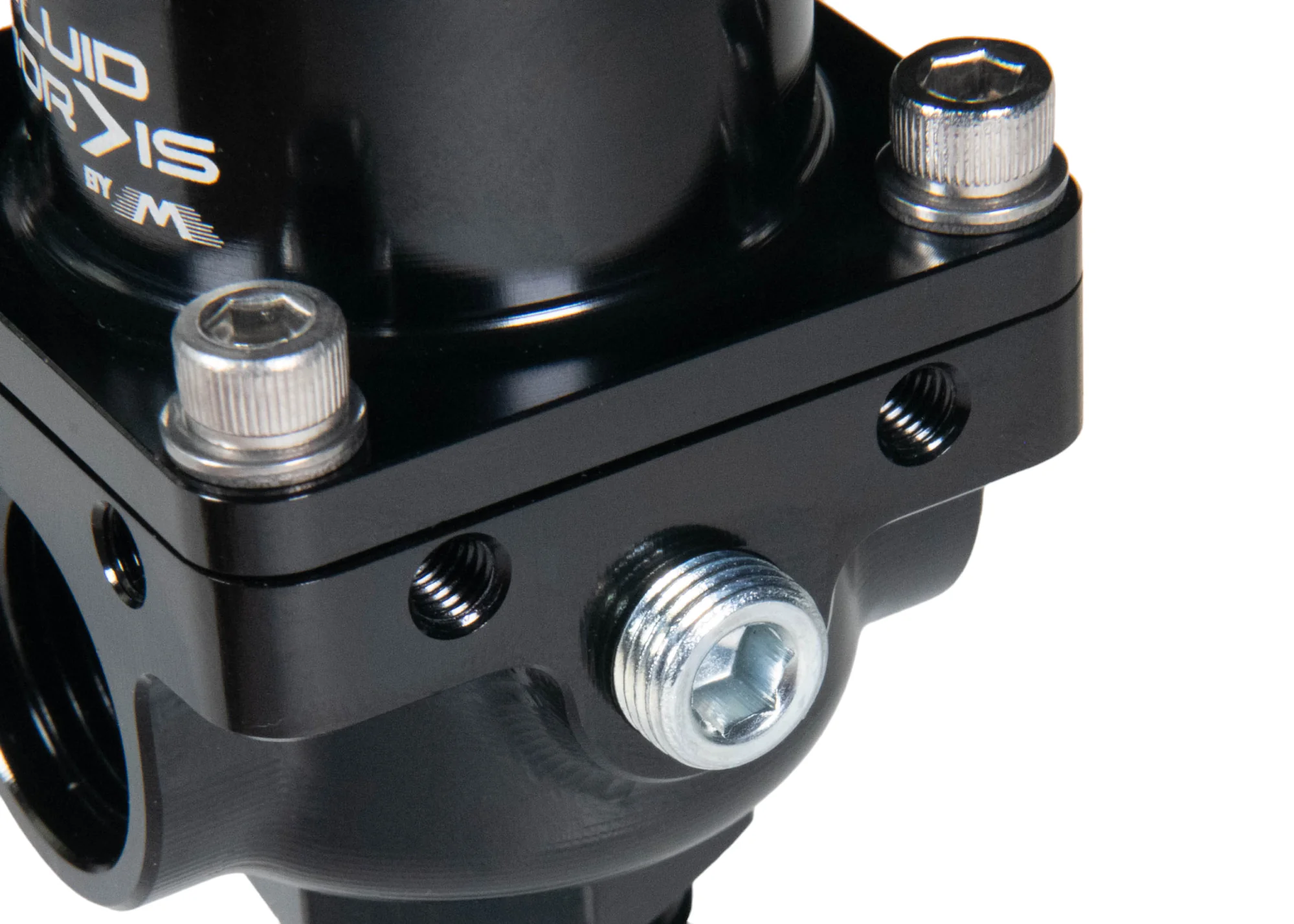 Fluidworks 1-6 gpm Fuel Pressure Regulator 35-70 psi 90 Degree Fittings - Image 3