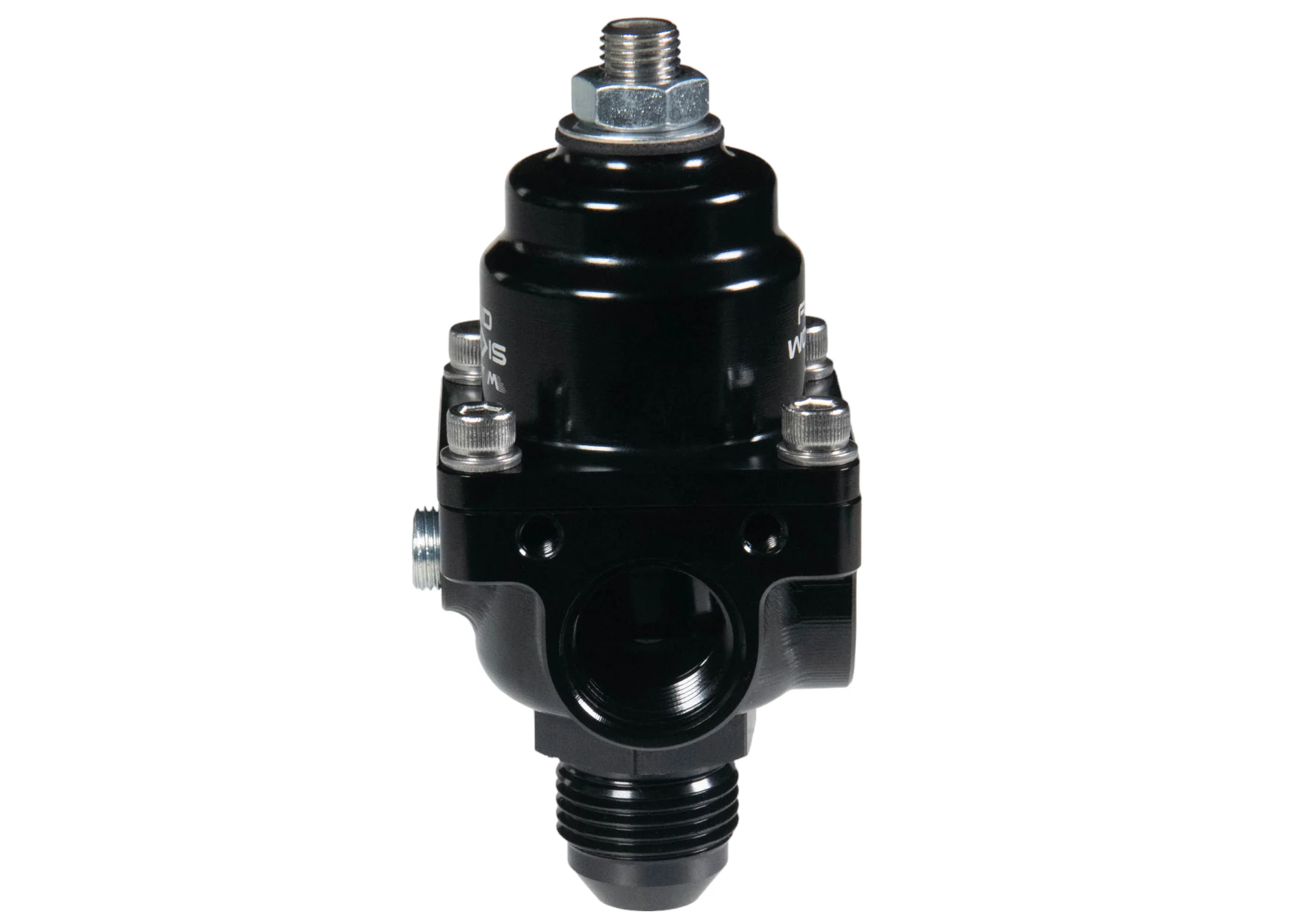 Fluidworks 1-6 gpm Fuel Pressure Regulator 35-70 psi 90 Degree Fittings - Image 5