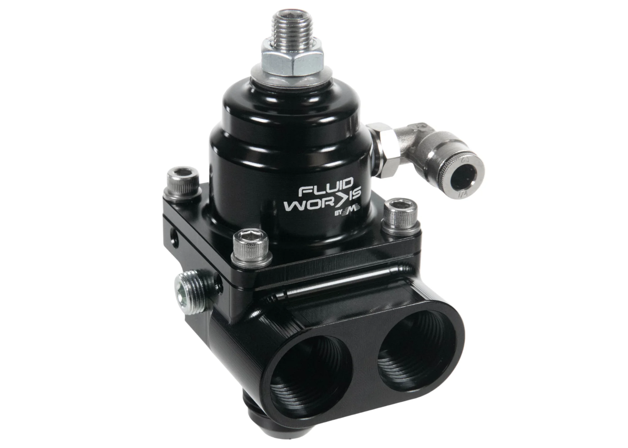Fluidworks 1-6 gpm Fuel Pressure Regulator 35-70 psi Front Loader Fittings