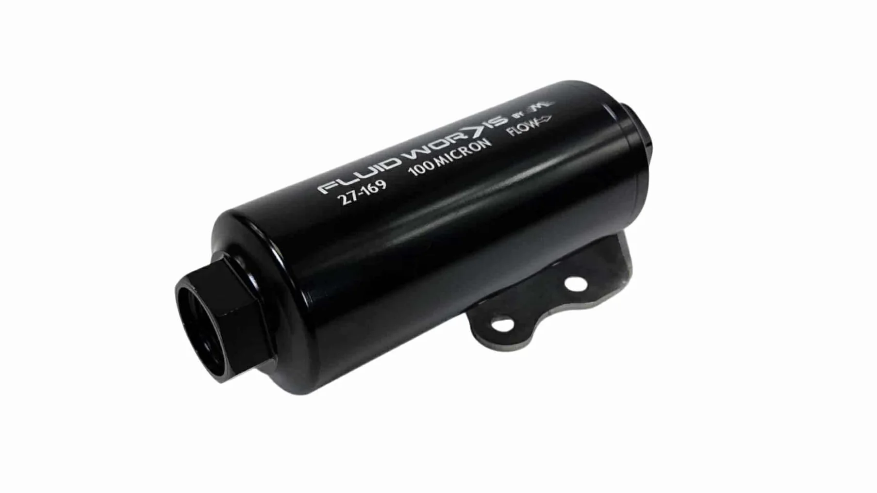 Fluidworks 6GPM Compact 10ORB Pre Fuel Filter w/ Mount (100 Micron) - Image 2