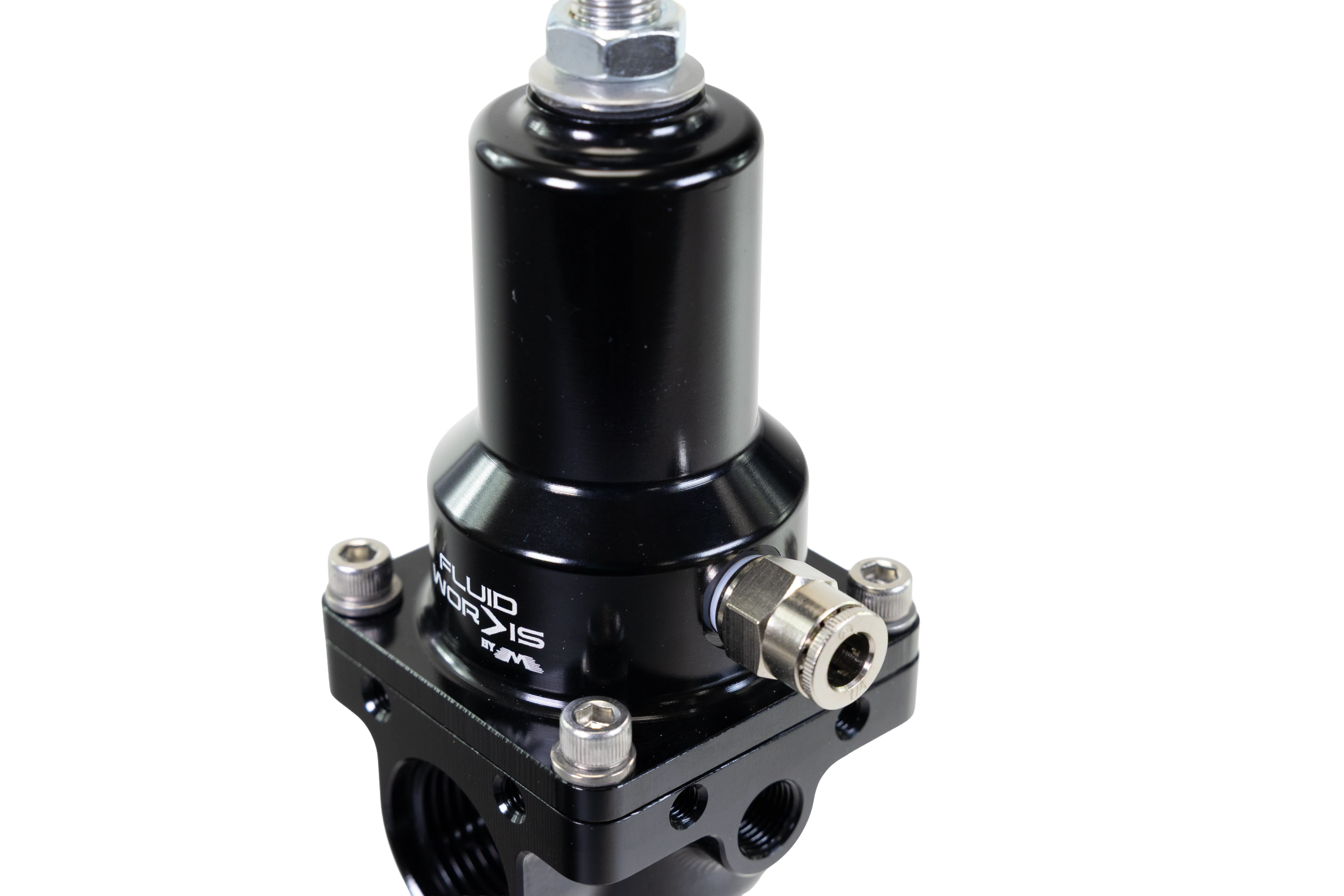 Fluidworks 7-20 GPM Fuel Pressure Regulator 90 Degree - Image 3