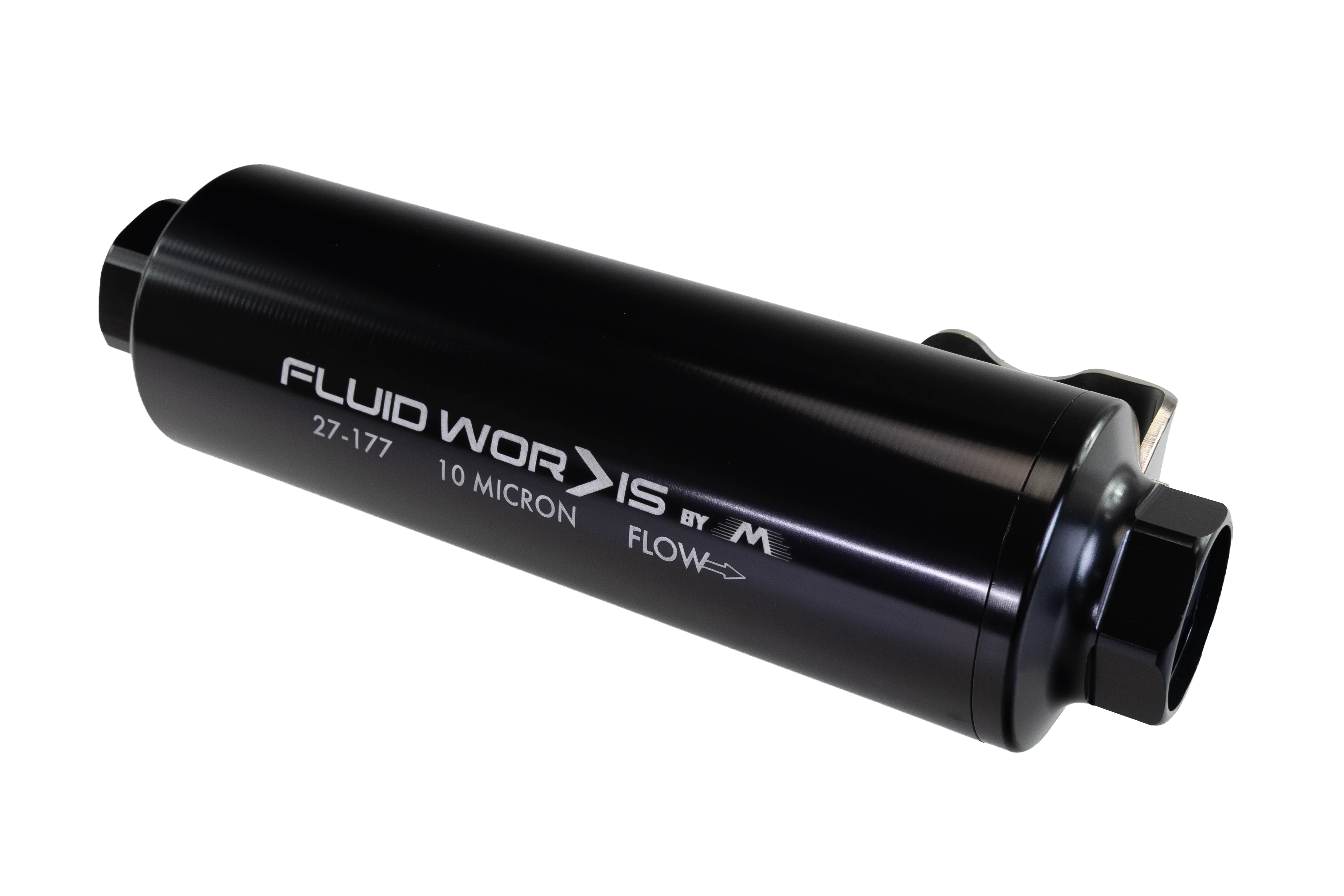 Fluidworks 32GPM Post Fuel Filter w/ Mount (10 Micron)