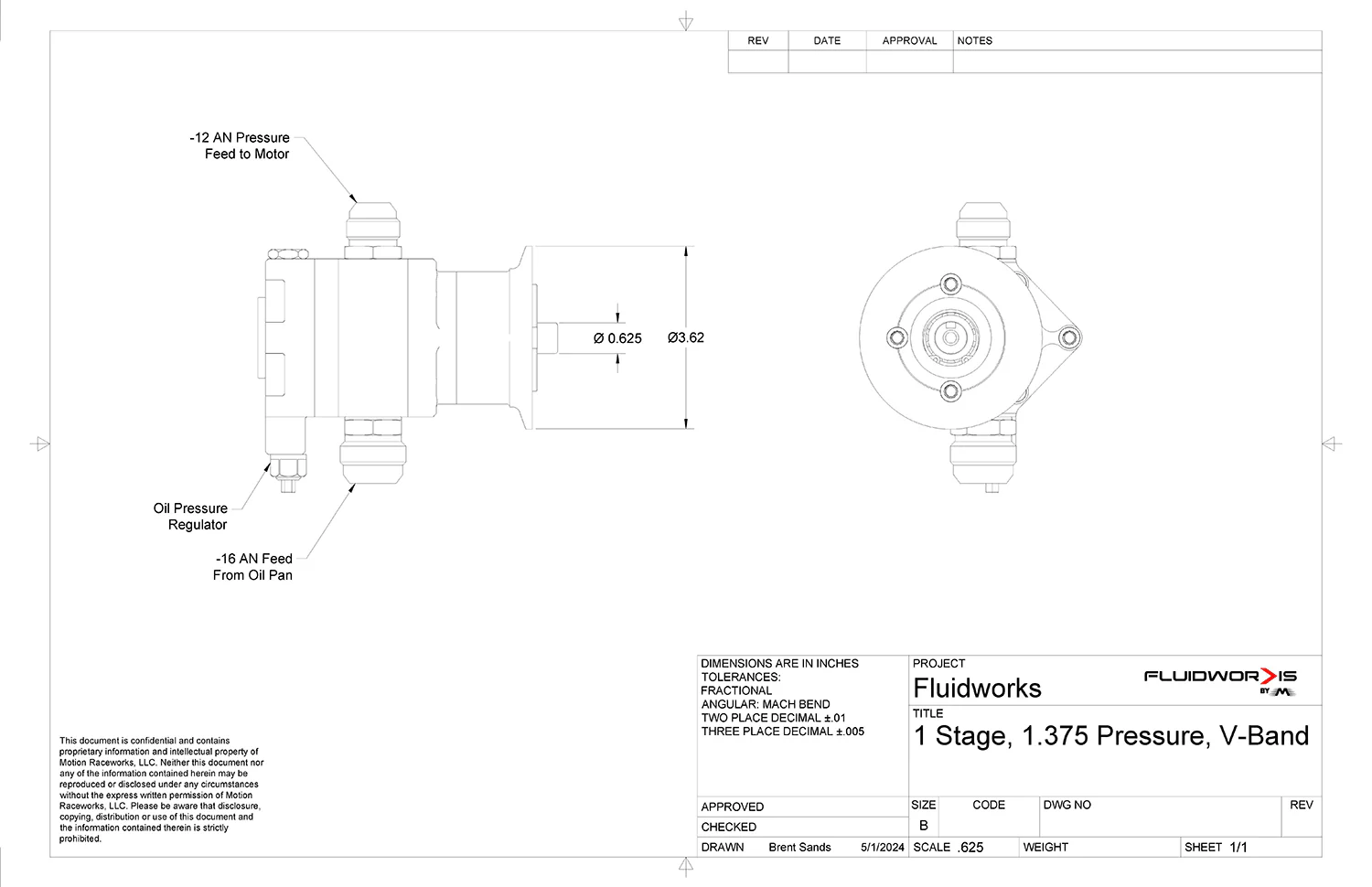 Fluidworks Procharger Mount Single Stage Belt Drive Racing Oil Pump - Image 4