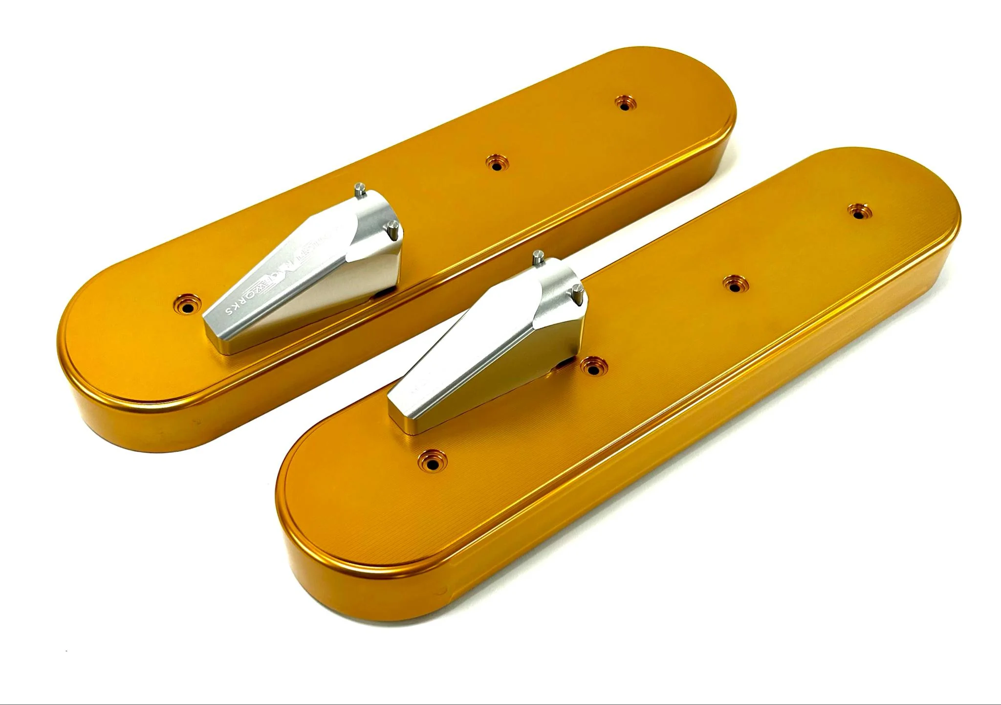 LS Xtra Clearance Race Gold Anodized Billet Valve Covers - Image 7