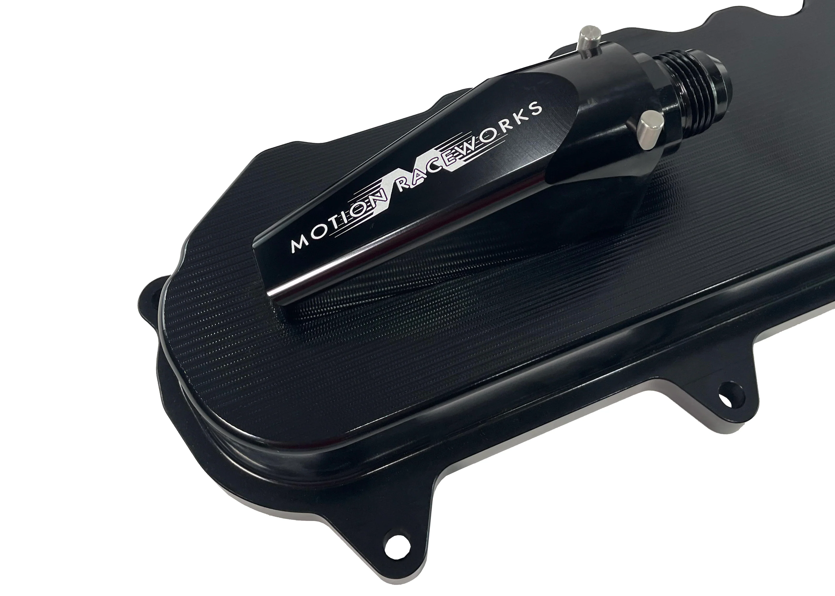 Gen V LT Race Black Anodized Billet Valve Covers w/ Motion Quick Release Breathers - Image 4