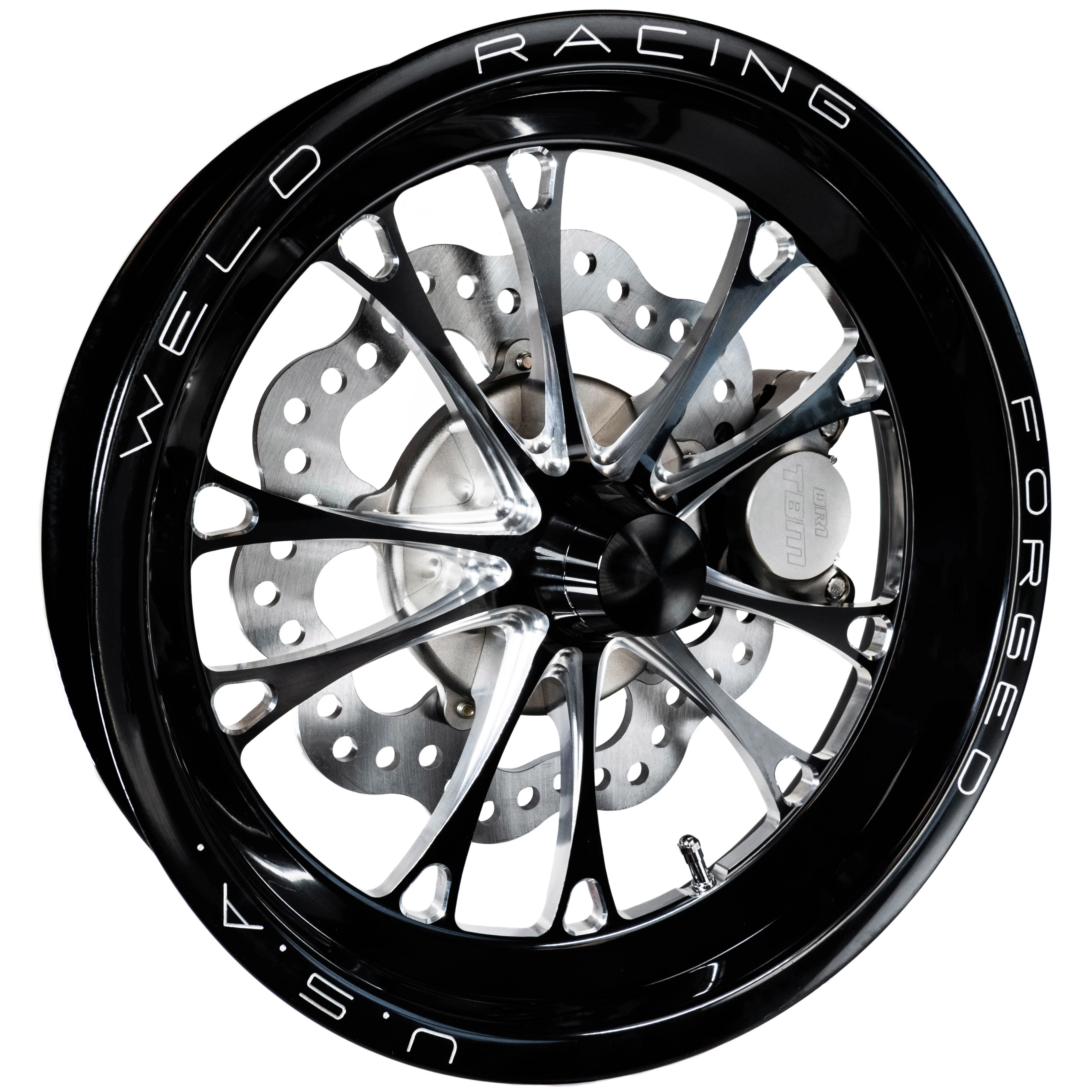Menscer Hybrid Monotube Promod Strut (Spindle Mount Wheel) Front Lightweight Drag Racing Brakes DR1 2 Piston