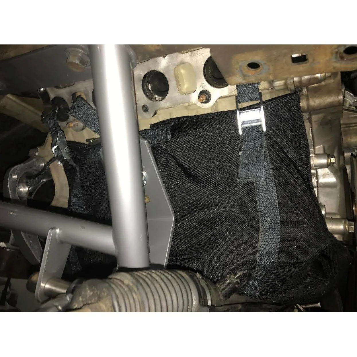 Motion Raceworks 4.6 & 5.4 Modular Ford Engine Diaper, NHRA & IHRA Approved (For Motor Mounts, w/Cutouts) - Image 4