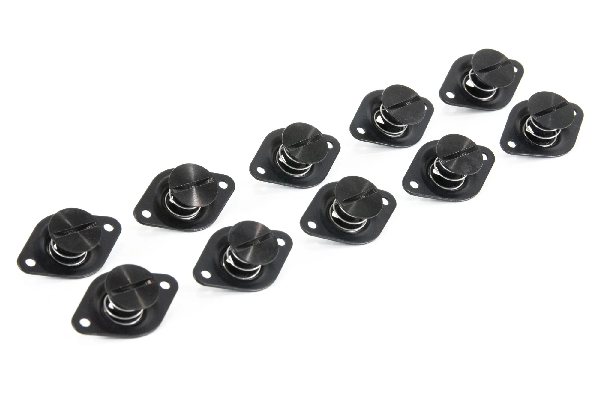 Motion Raceworks 1999-2004 New Edge Ford Mustang Dzus Hood Rails (44.25") (Black Anodized) - Image 11
