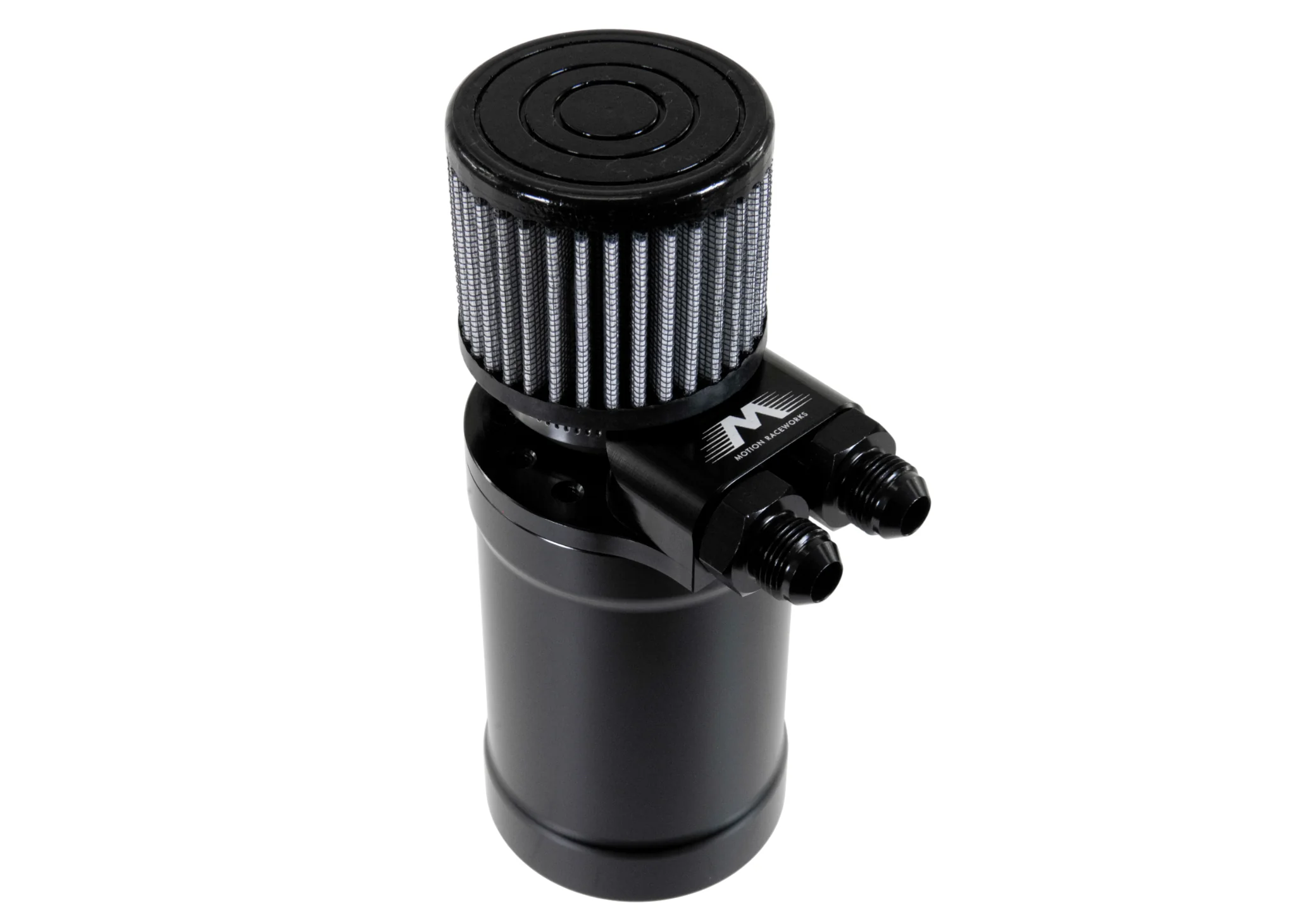 Top Loader Billet Internally Baffled Oil Catch Can (Dual 10AN Port) - Image 5