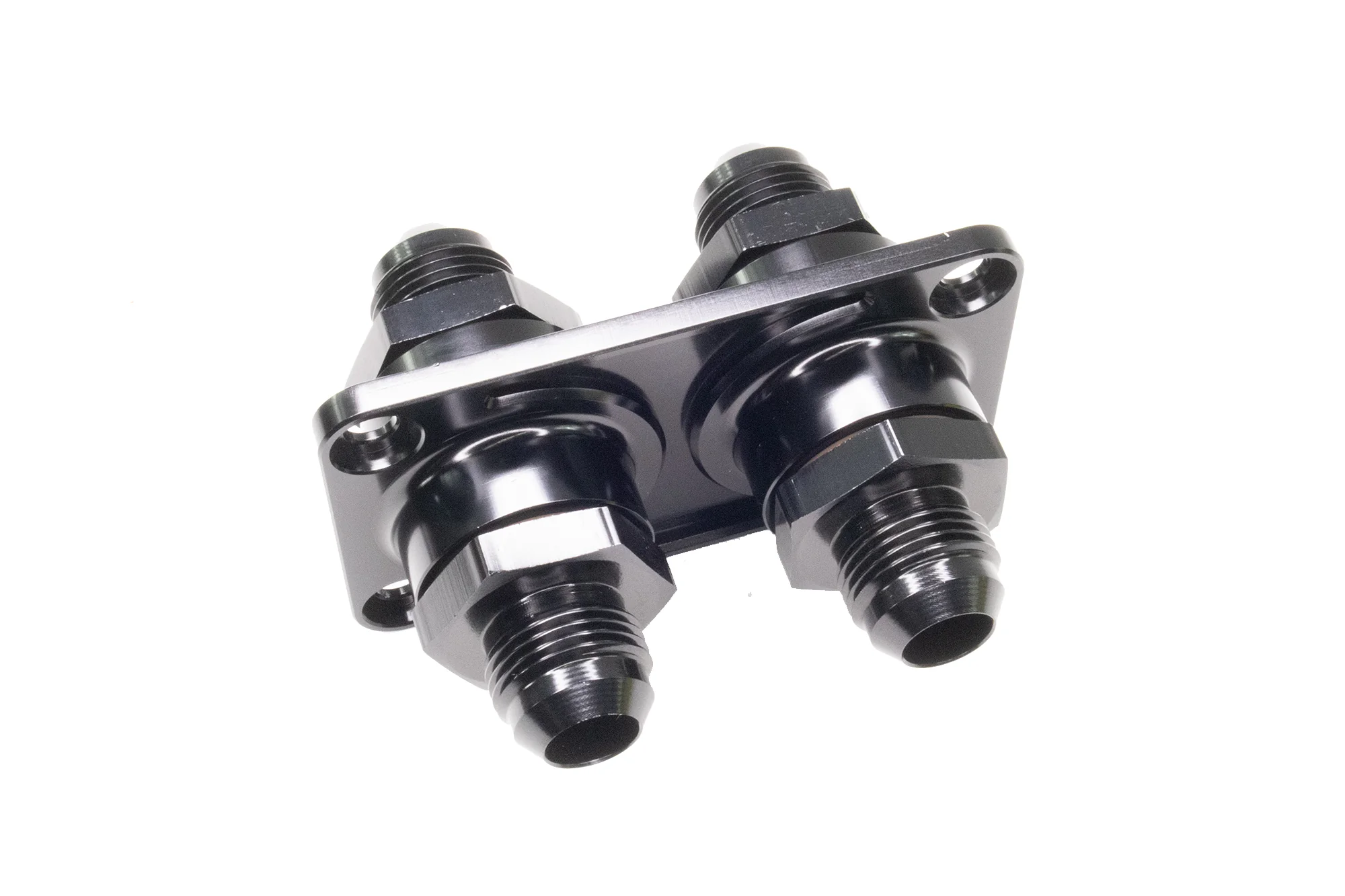 Motion Raceworks Billet Intercooler Water Pass Thru 12AN 16AN 20AN Hose Barb - Image 10