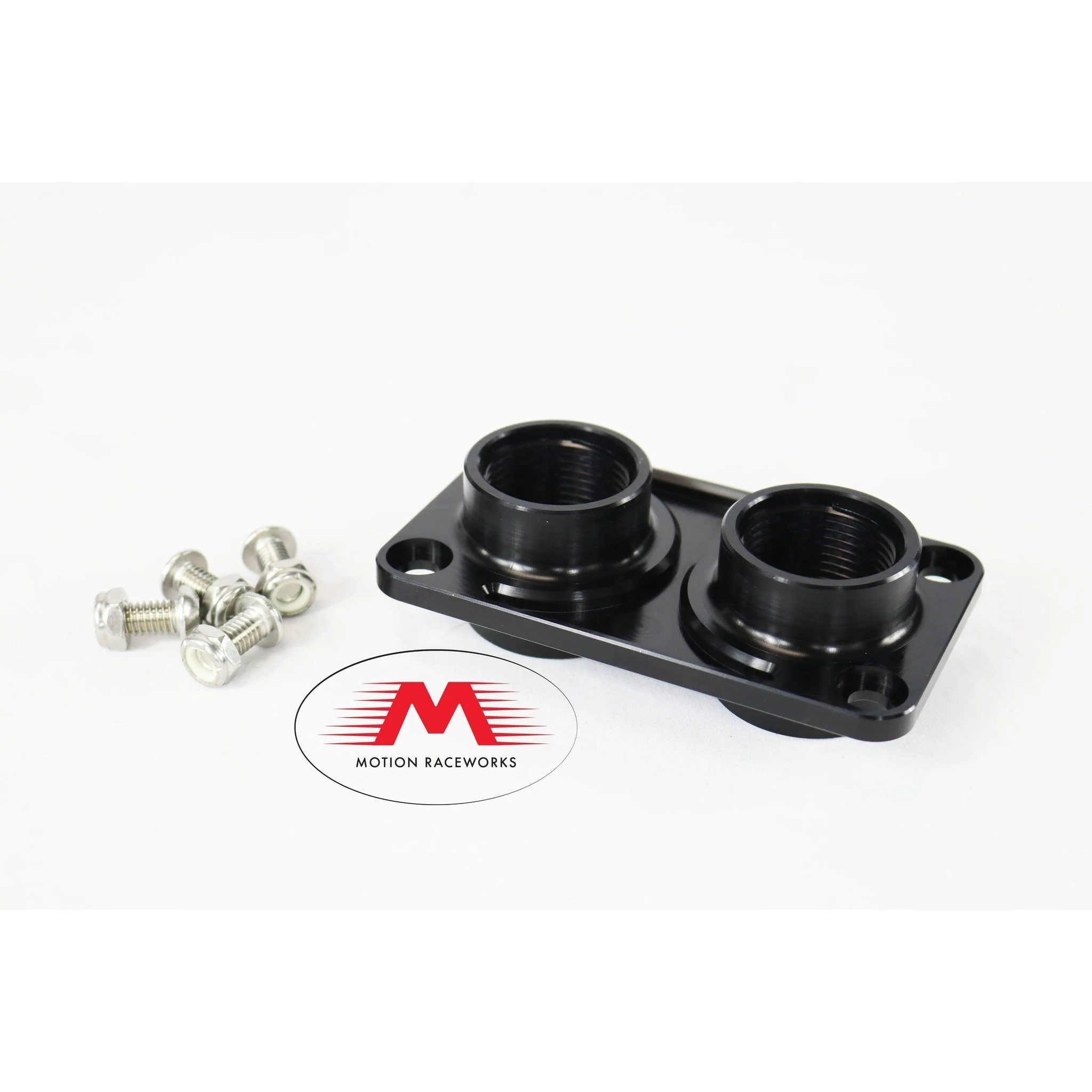 Motion Raceworks Billet Intercooler Water Pass Thru 12AN 16AN 20AN Hose Barb - Image 4