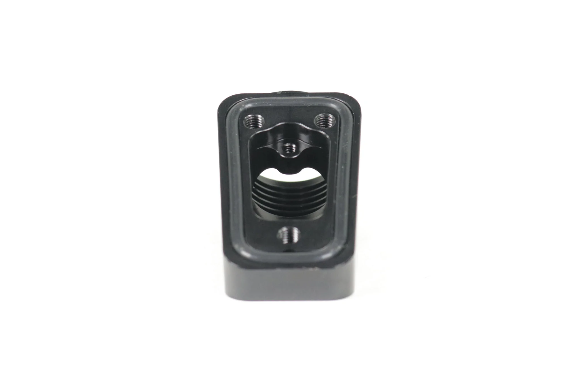 Motion Raceworks Billet Valve Cover Breather / Oil Drain Black Anodized (Single) - Image 4