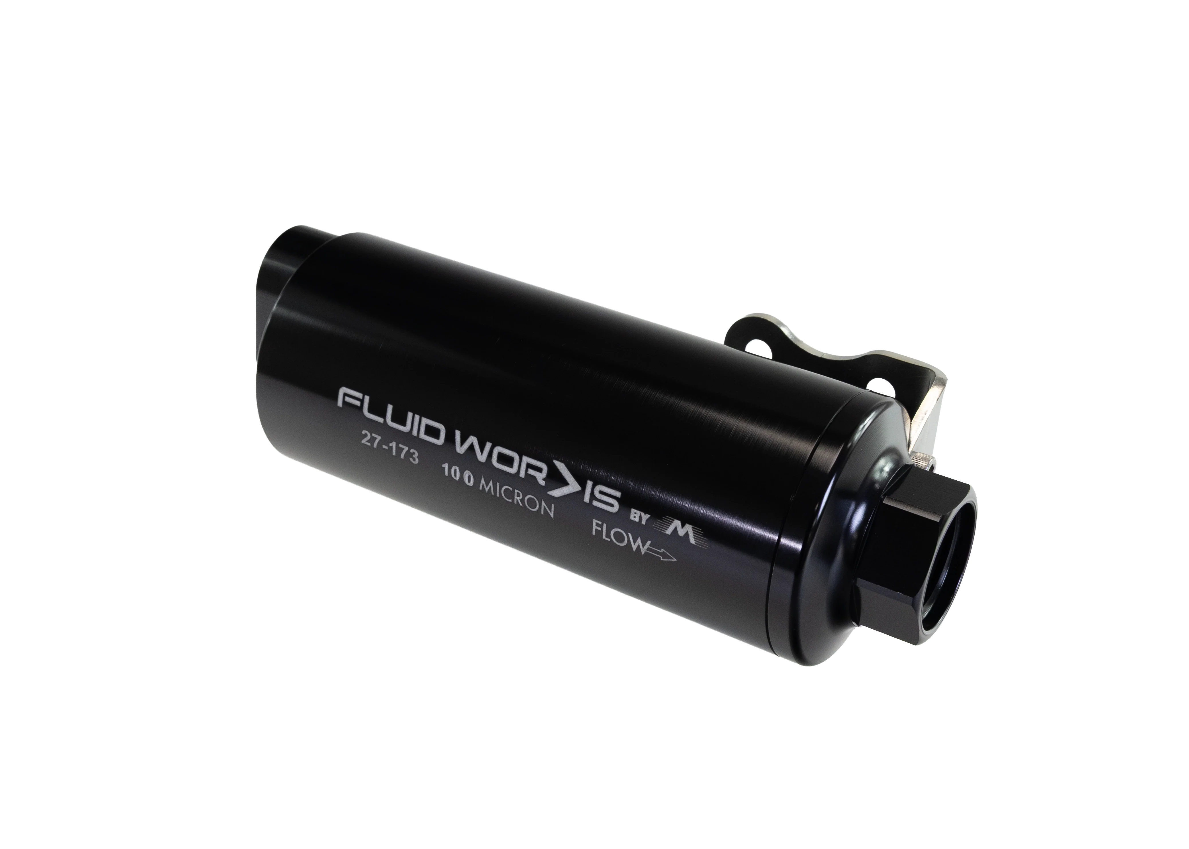 Fluidworks Dual Inlet 12GPM Pre Fuel Filter w/ Mount (100 Micron) 27-173