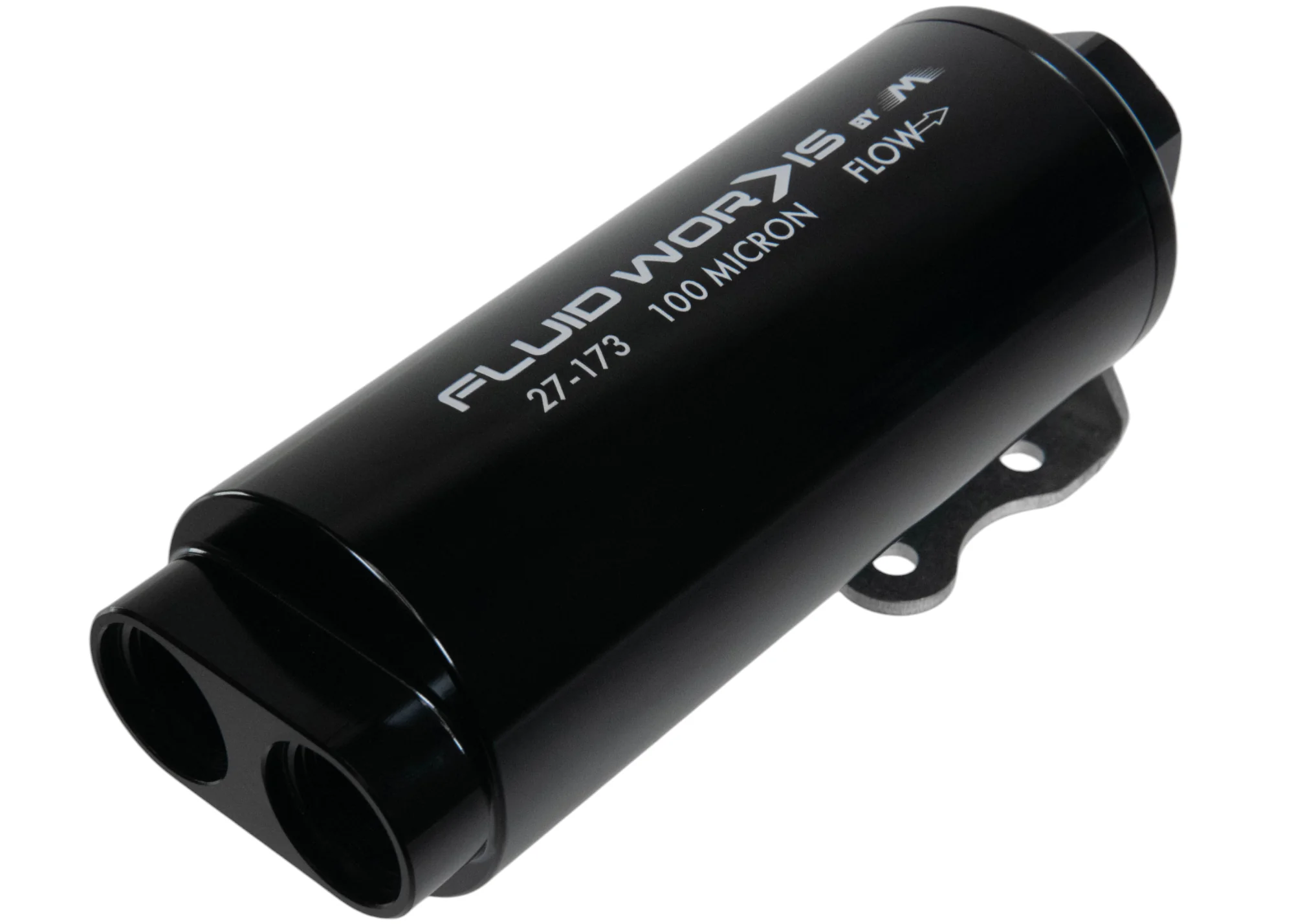 Fluidworks Dual Inlet 12GPM Pre Fuel Filter w/ Mount (100 Micron) 27-173 - Image 2