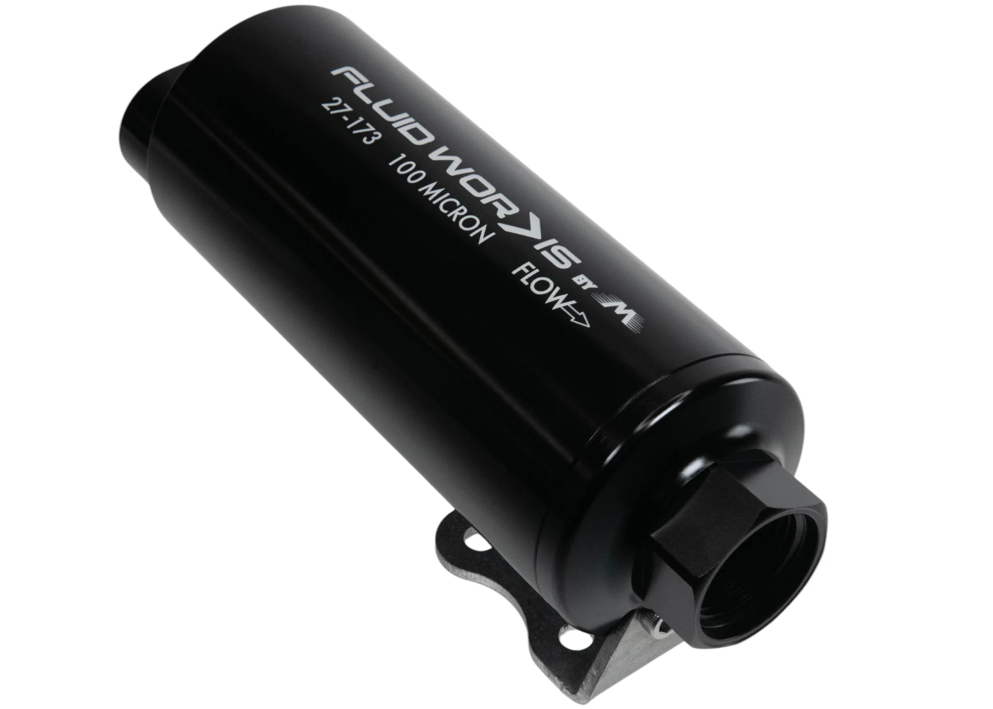 Fluidworks Dual Inlet 12GPM Pre Fuel Filter w/ Mount (100 Micron) 27-173 - Image 3