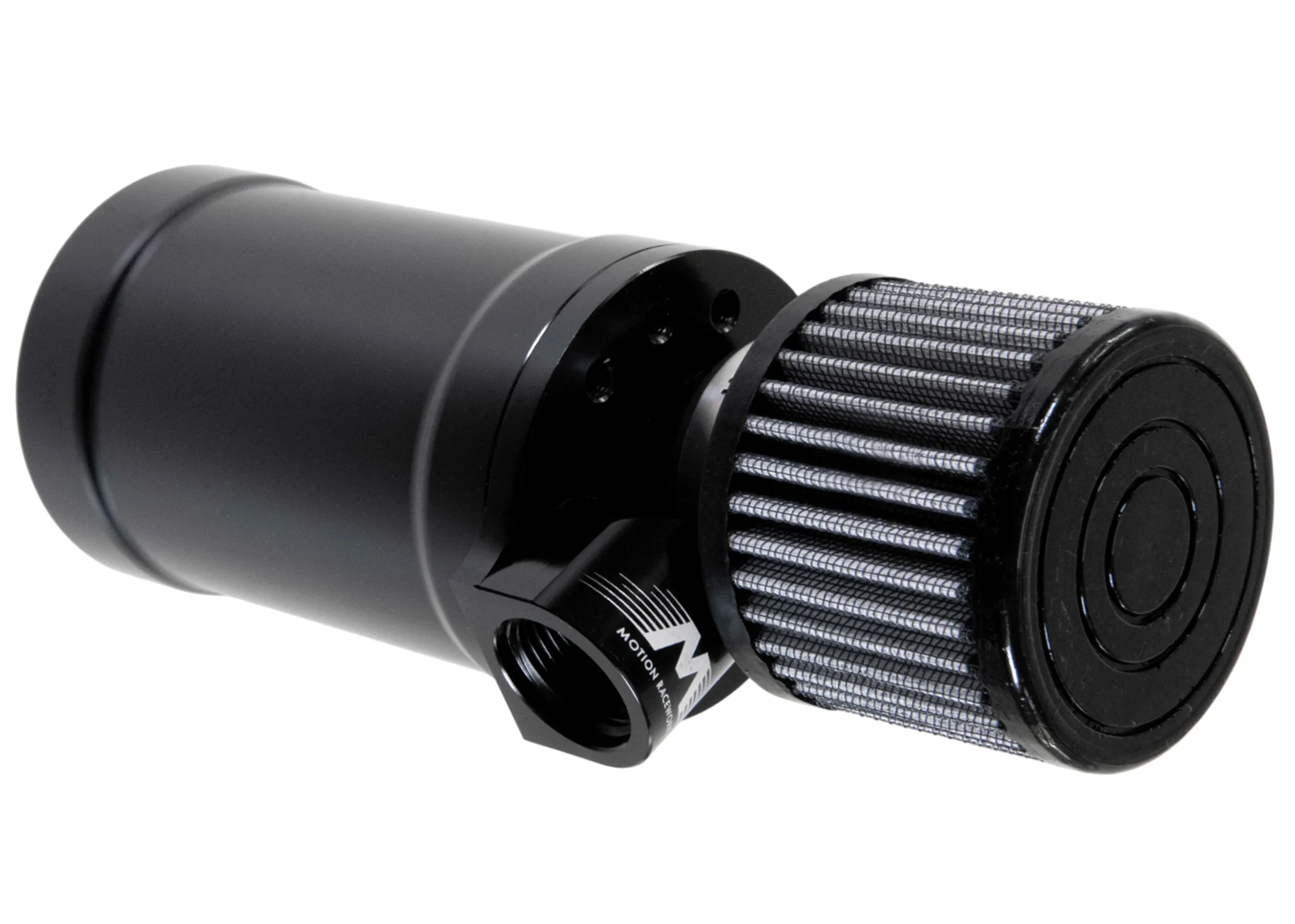 Motion Raceworks Top Loader Billet Internally Baffled Oil Catch Can ( Single 12 AN Port ) - Image 3