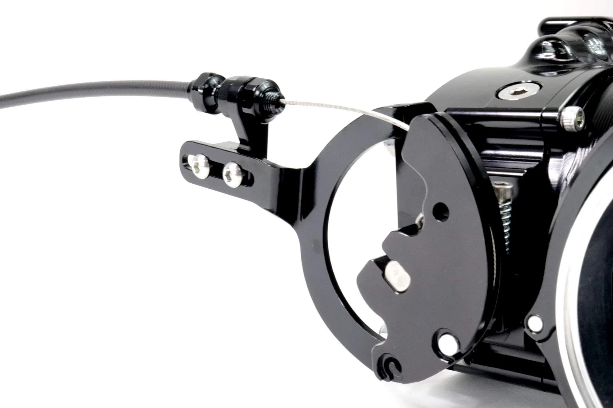 Motion Throttle Cable Bracket for ICON 92/102mm for Motion Raceworks / Lokar Cable 18-11009-1 - Image 3