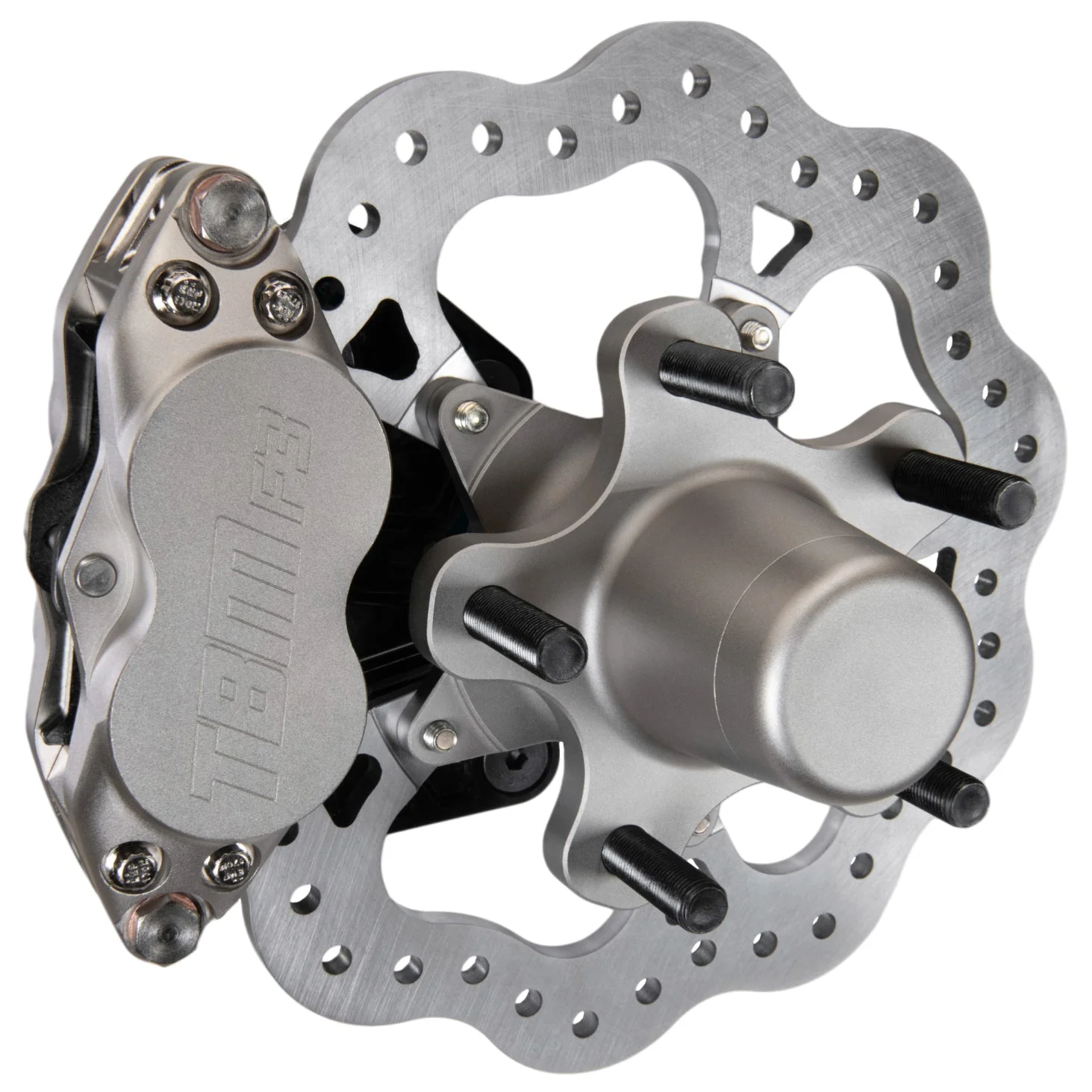 Racecraft 300107 (93-02 Camaro) Ultra Lites 2" Drop Billet Spindle Medium Duty 4 Piston Front Brake Kit (5x4.75)