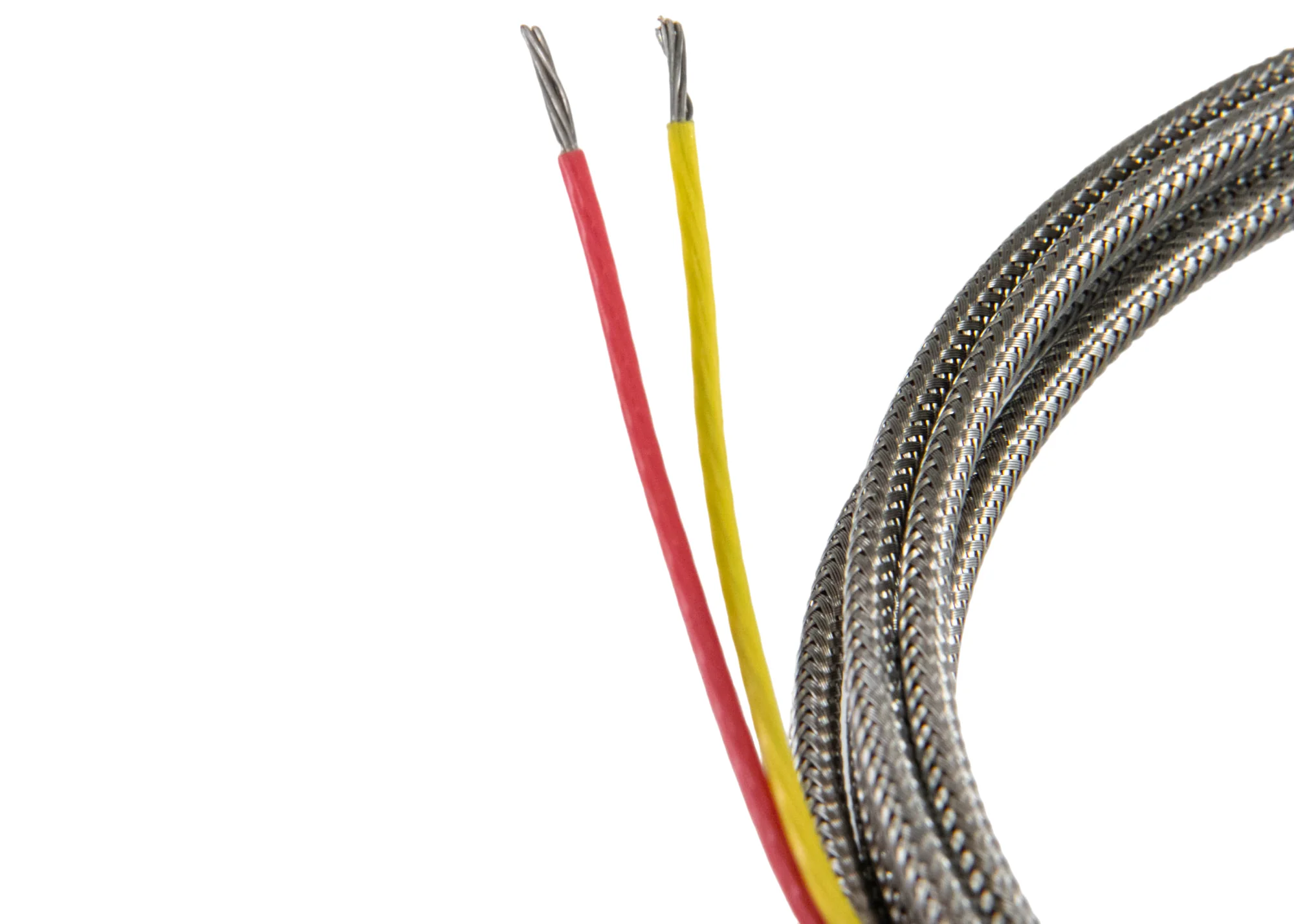 RIFE 3/16" Ktype EGT Probe w/ 72Ungrounded Junction x 4 Inch Inconel Prove w/72 Inch Stranded w/ Teflon Insulation SS Overbraid - Image 3