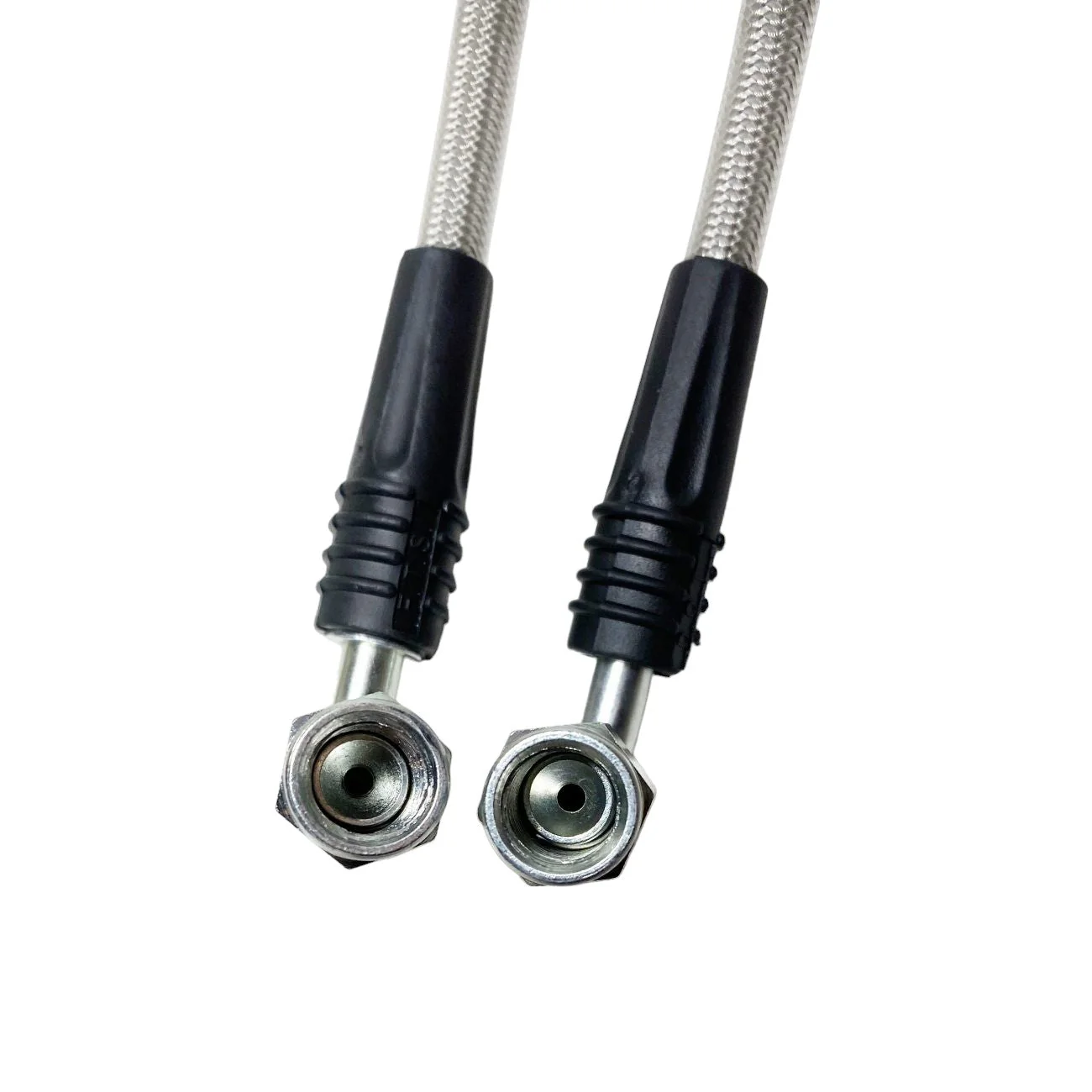S550 & S650 Mustang Front Brake Line Kit +7" From Stock Length -03AN 90° Female on Caliper End, 010-0250-F3 - Image 2