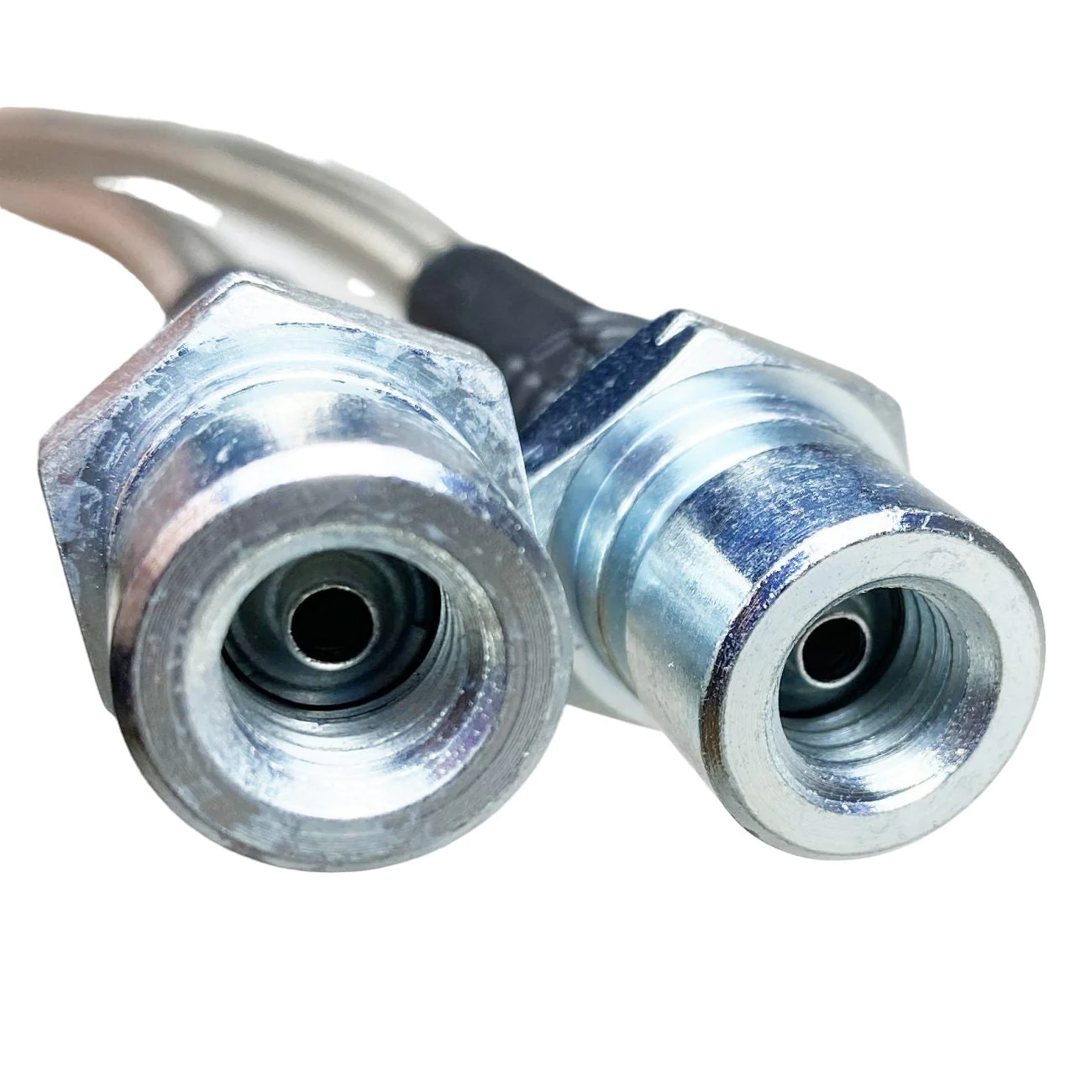 S550 & S650 Mustang Front Brake Line Kit +7" From Stock Length -03AN 90° Female on Caliper End, 010-0250-F3 - Image 3