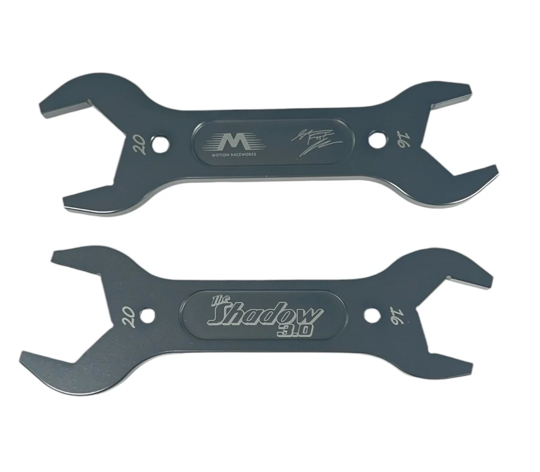 Shadow 3.0 Stevie Fast Edition Billet AN wrench set w/ signed metal Hero Card (100 sets only) - Image 3