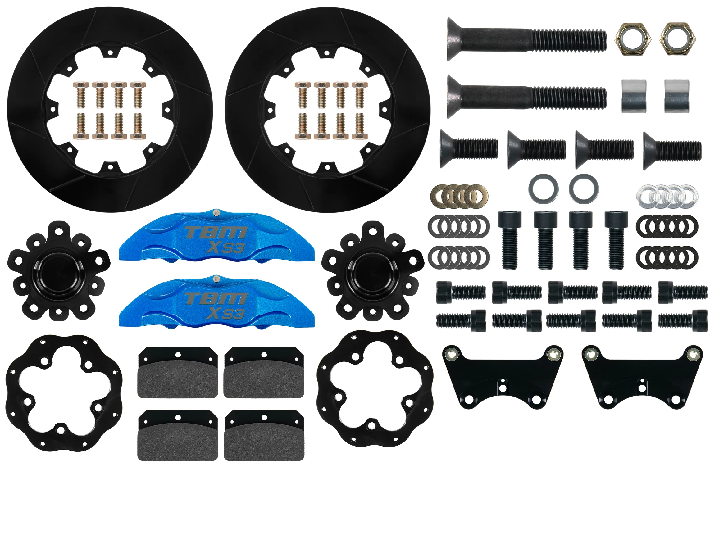 Wilwood Mustang II Pro Spindle XS3 Front Extreme Street Brake Kit - Image 6